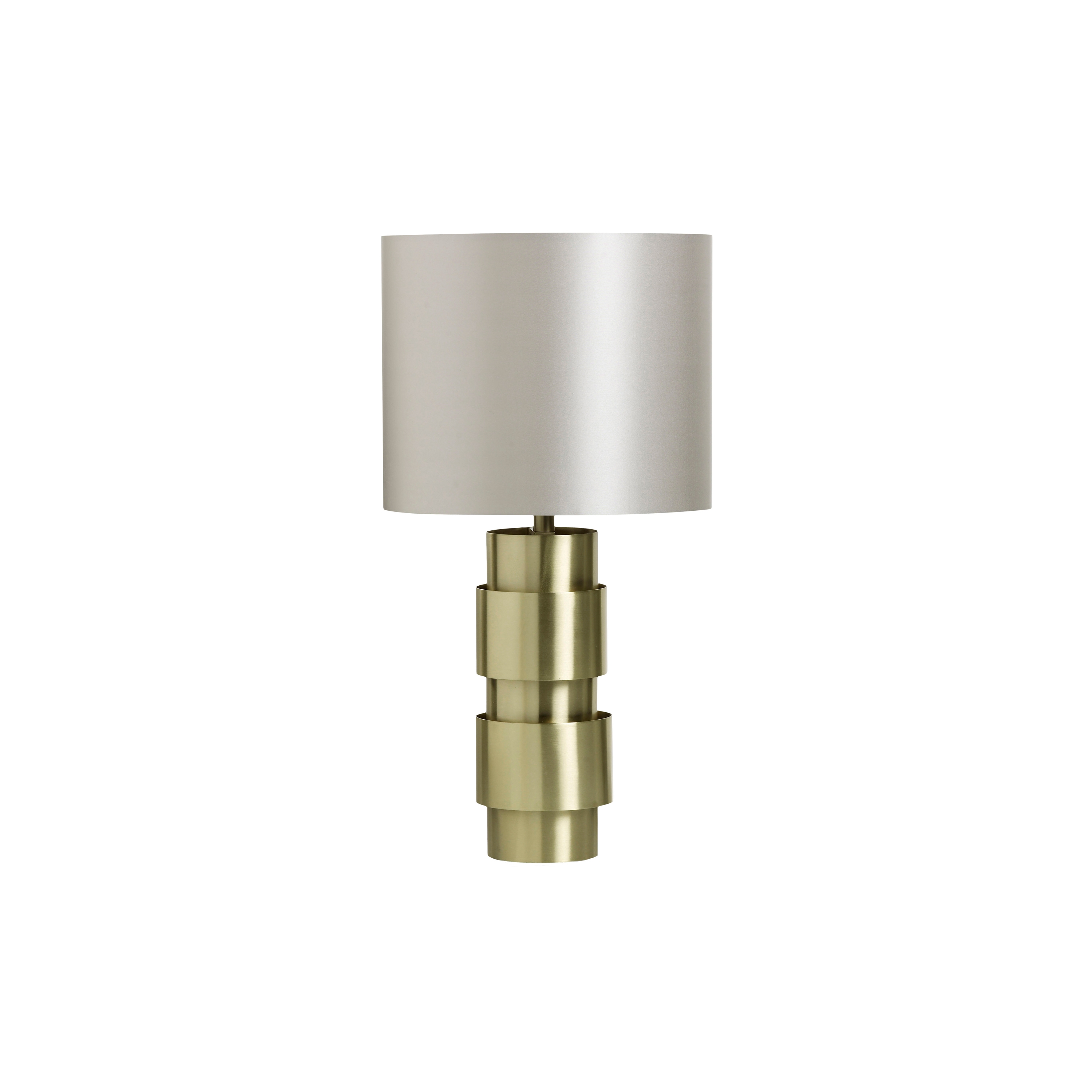 Ring table satin brass