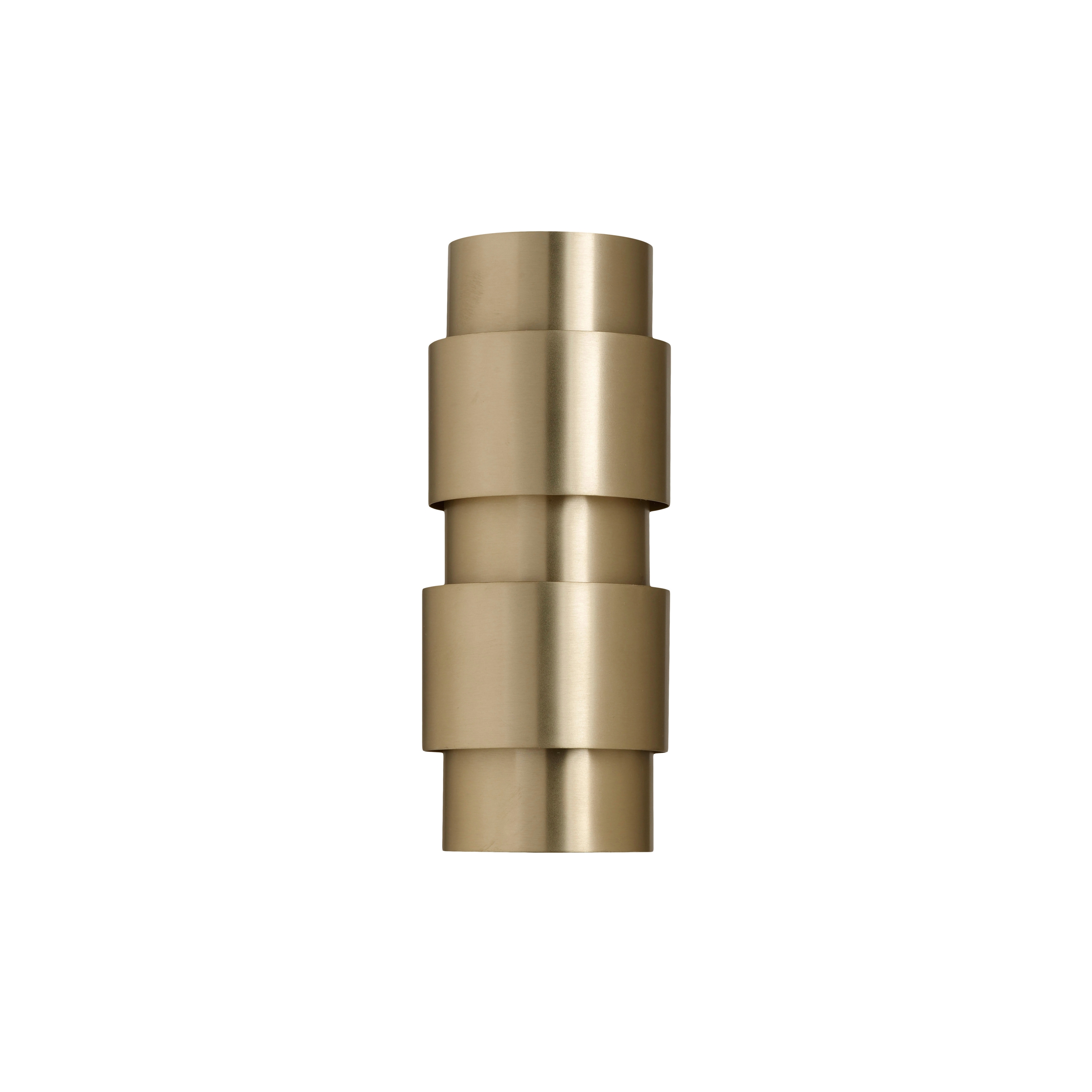 Lampada a parete Ring in ottone satinato