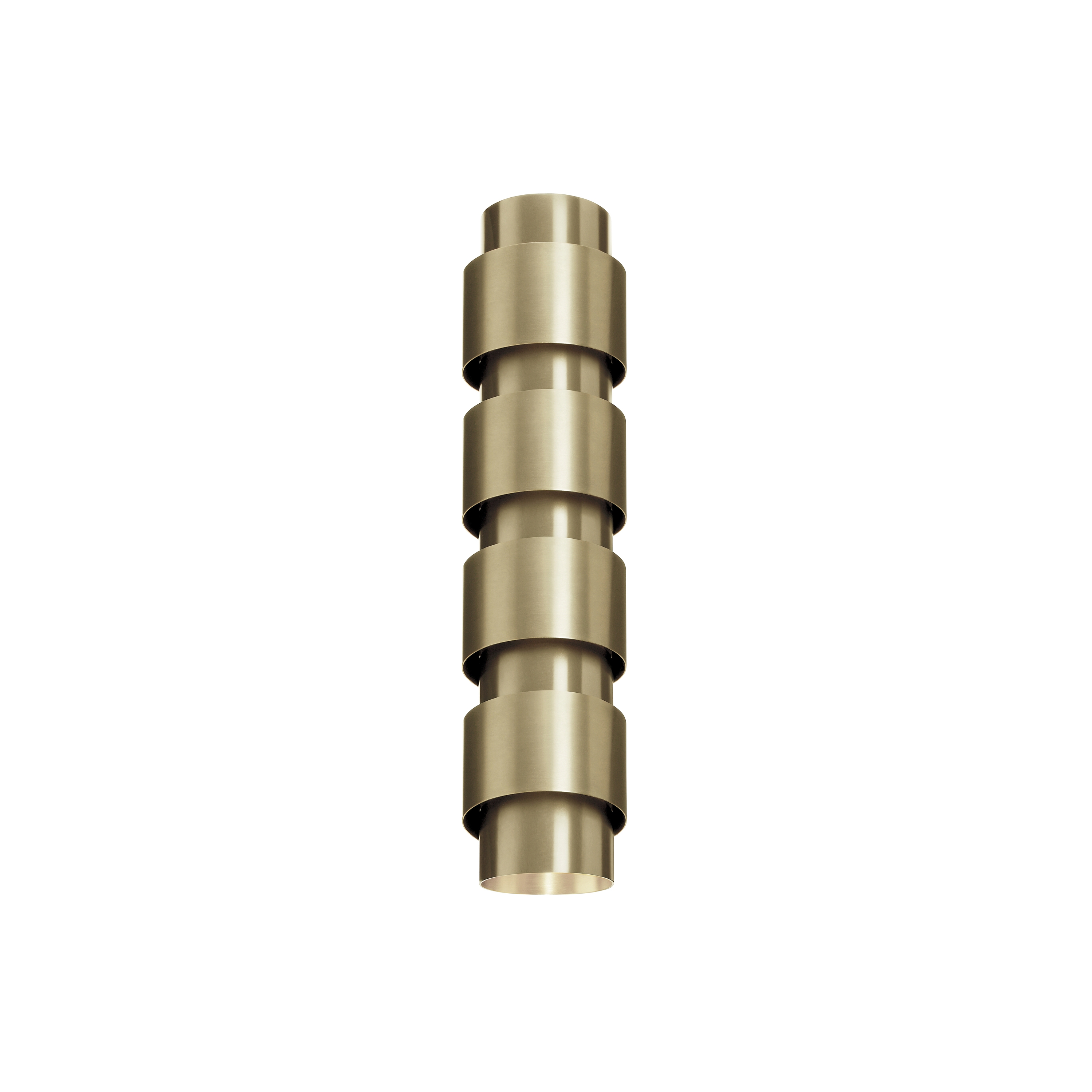 Ring wall tall satin brass