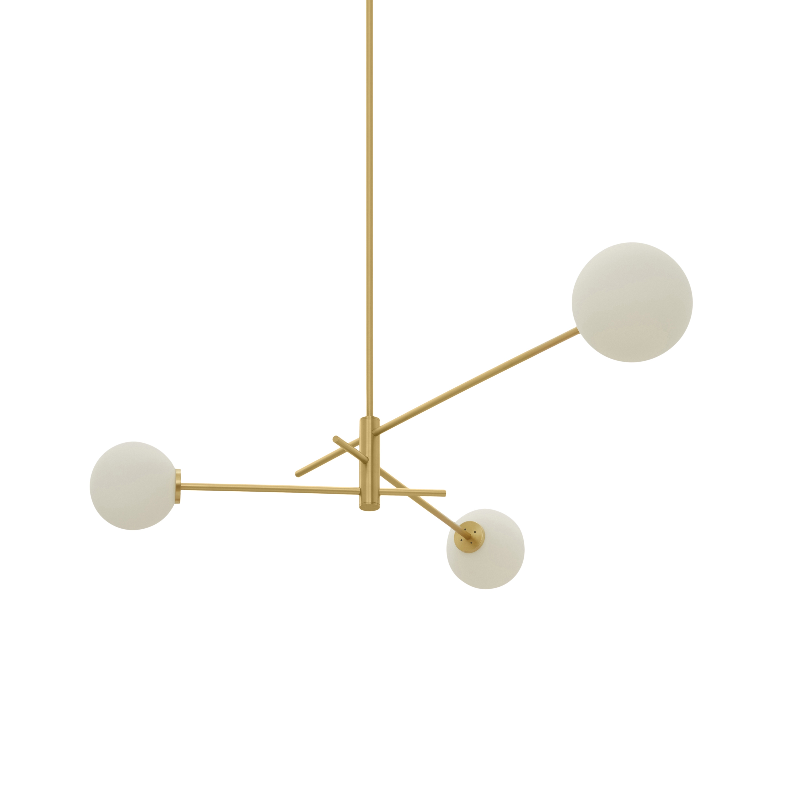 Trevi suspension 3 laiton satiné