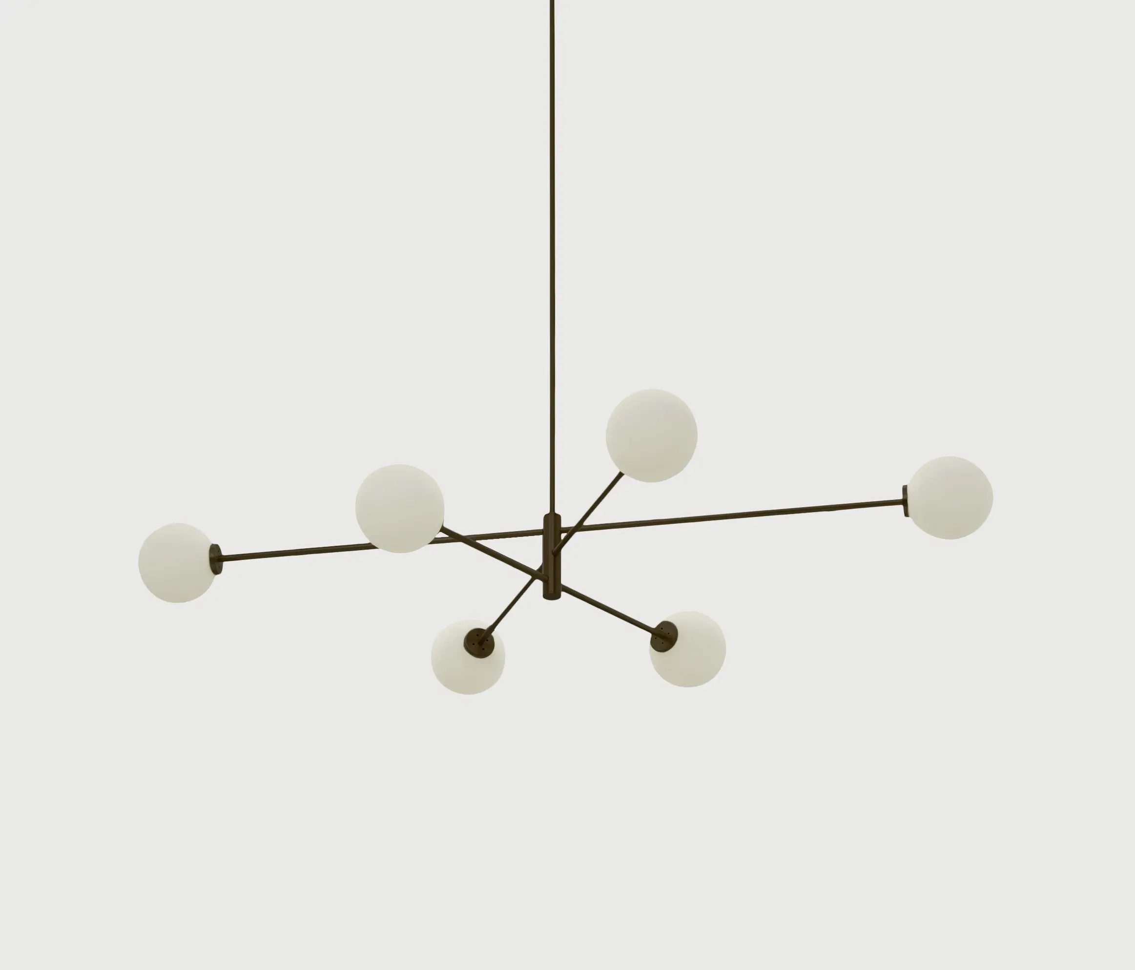 CTO Lighting - Trevi pendant 6 dark bronze