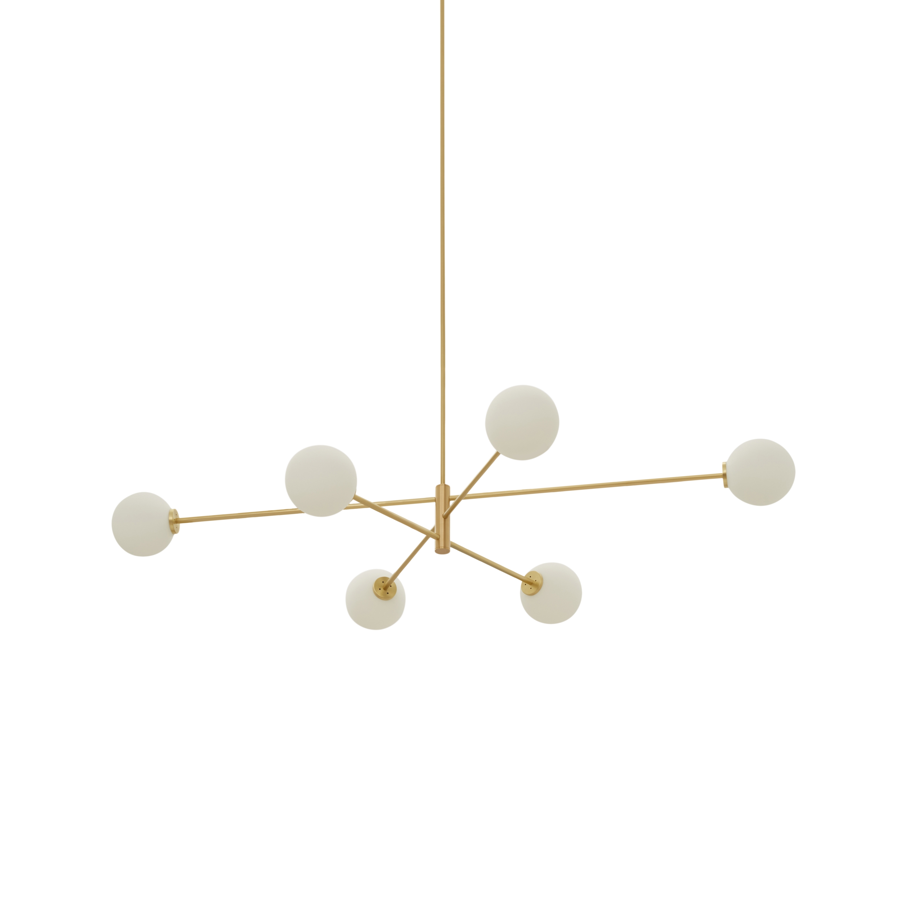 Trevi suspension 6 laiton satiné