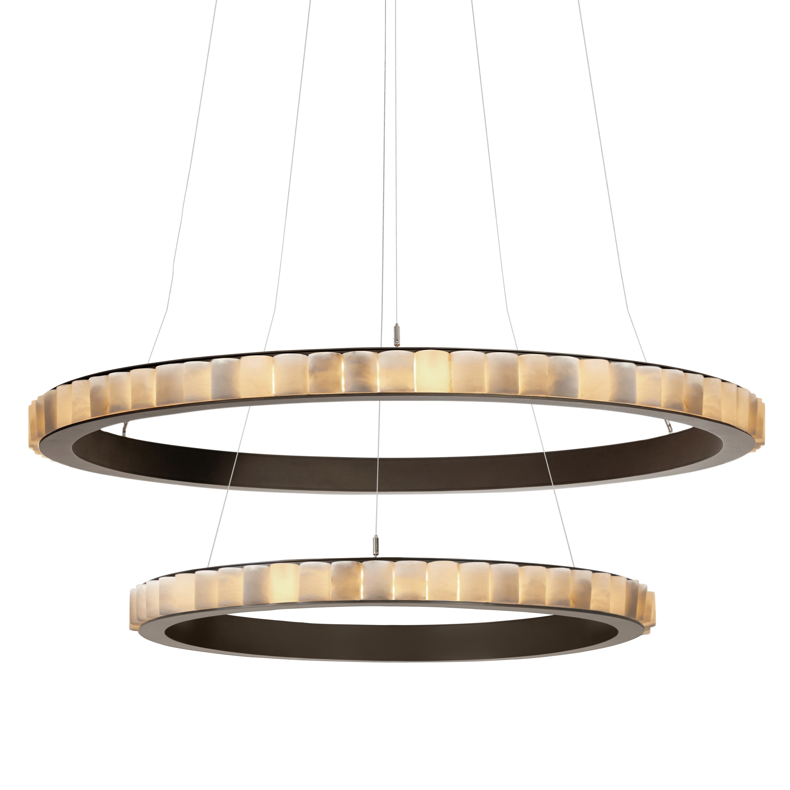 Mostra il prodotto Avalon Halo XL chandelier bronze del produttore CTO Lighting