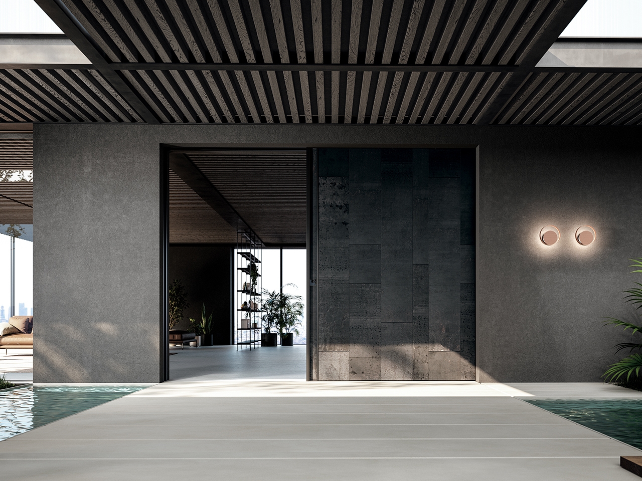 Display product Vela | The sliding safety door from manufacturer Oikos Venezia – Architetture d’ingresso