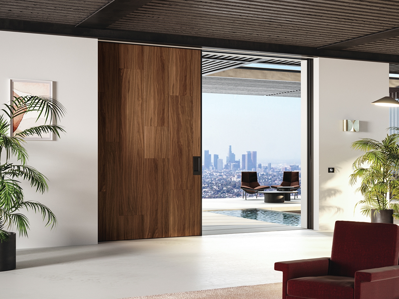 Display product Vela | The sliding safety door from manufacturer Oikos Venezia – Architetture d’ingresso