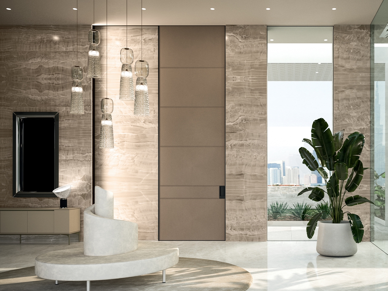 Display product Vela | The sliding safety door from manufacturer Oikos Venezia – Architetture d’ingresso