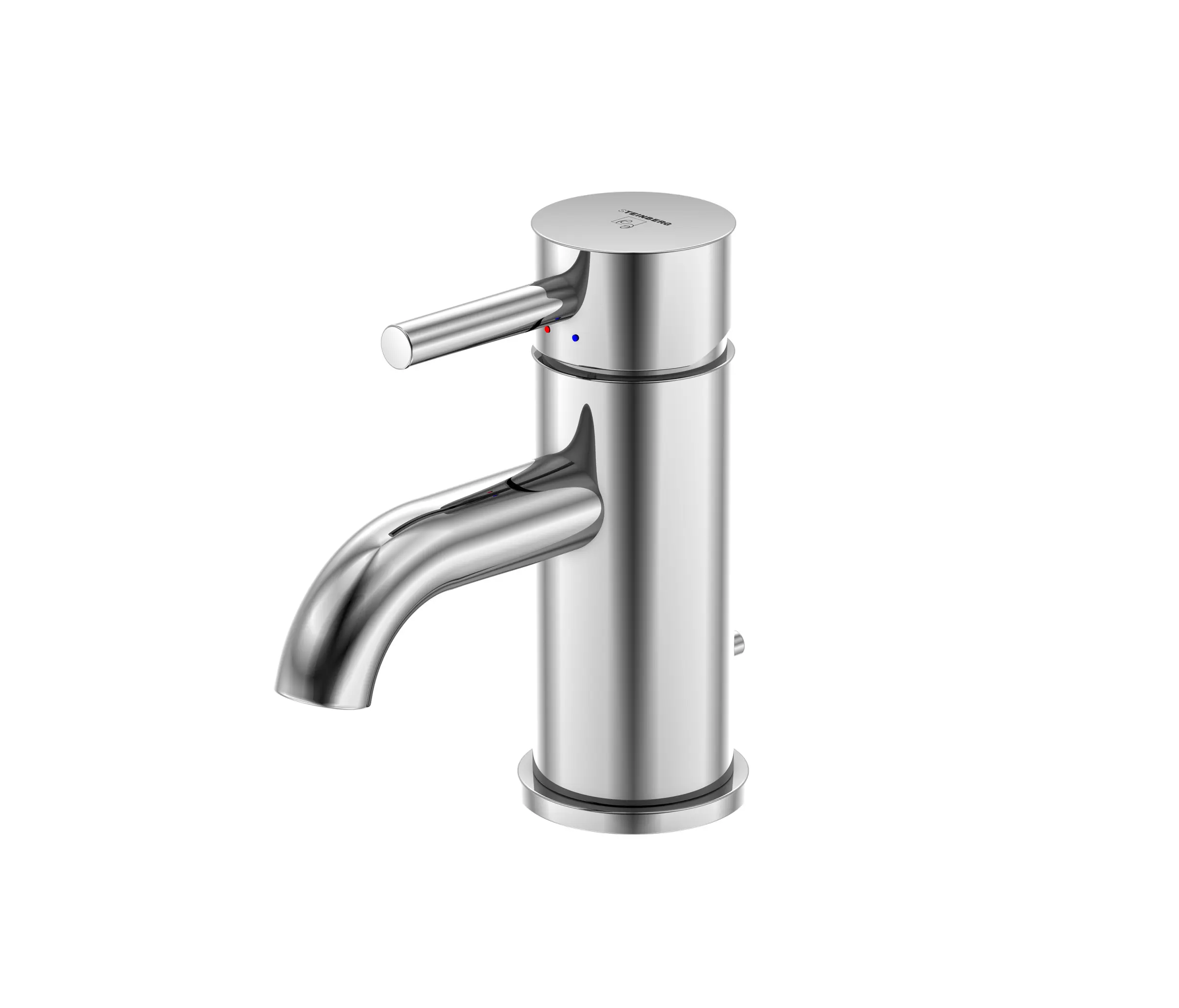Steinberg - 100 1000 Single lever basin mixer with pop up waste 1 ¼“