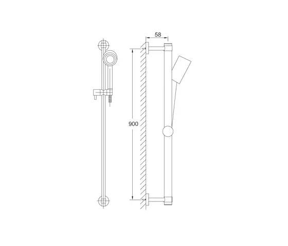 Steinberg - 100 1602 Shower set