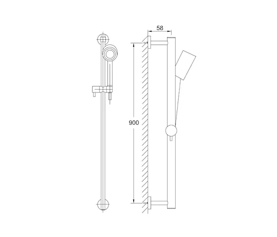Steinberg - 100 1622 Garniture de douche
