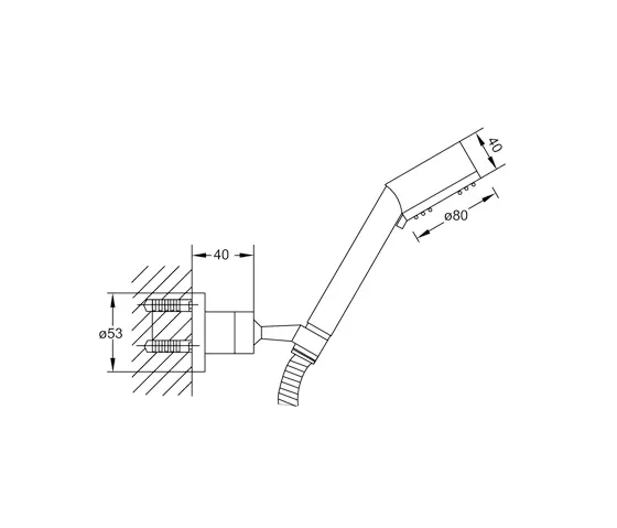 Steinberg - 100 1626 Garniture de douche