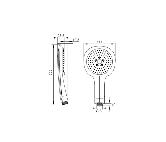 Steinberg - 100 1656 Hand shower