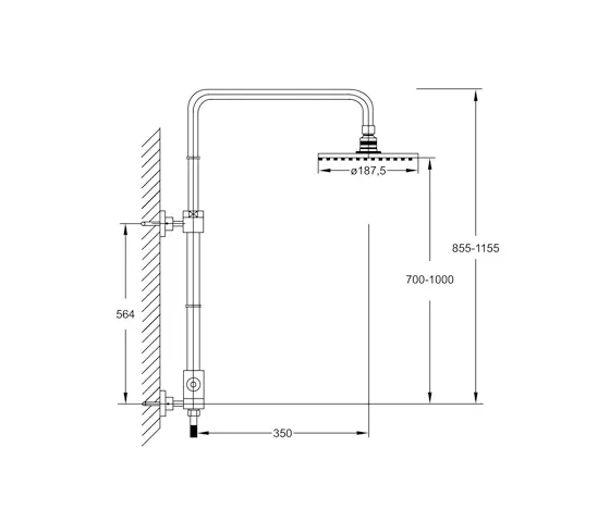 Steinberg - 100 2770 Shower set
