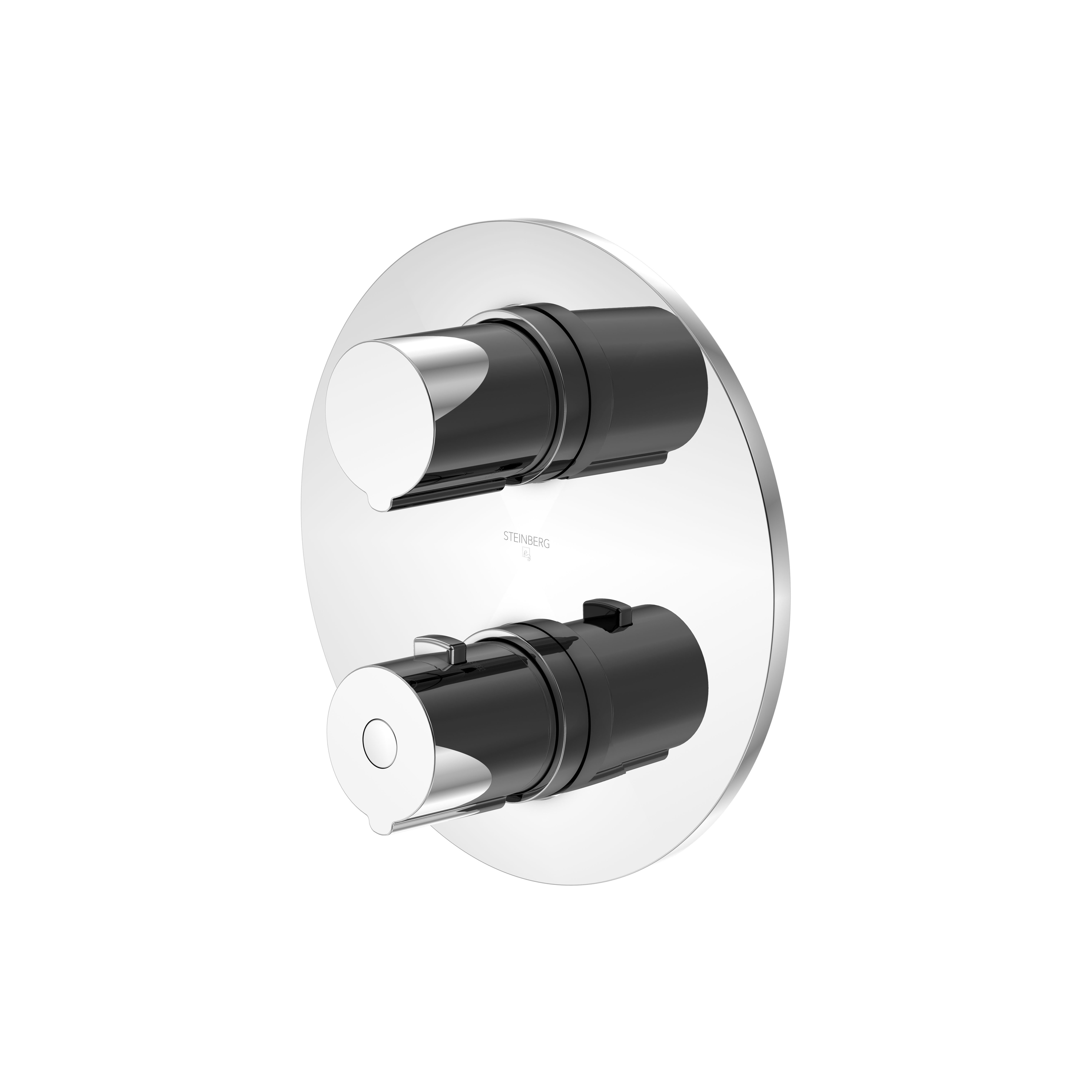 Display product 100 4123 1 Finish set for concealed thermostatic mixer with 3 way diverter from manufacturer Steinberg
