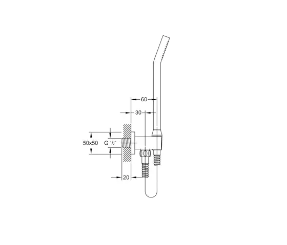 Steinberg - 120 1670 Handbrausegarnitur