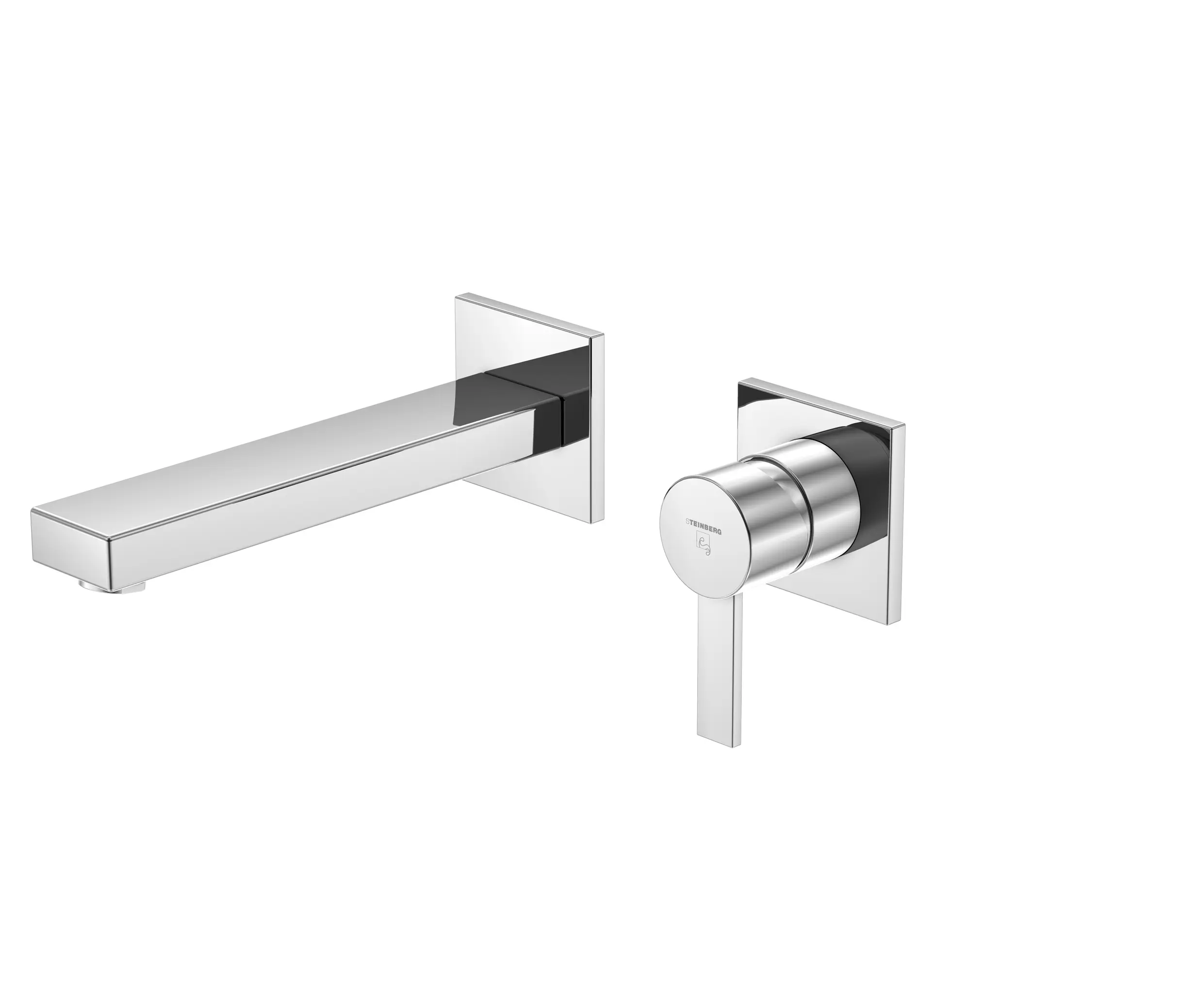 Steinberg - 120 1816 Wall mounted single lever basin mixer