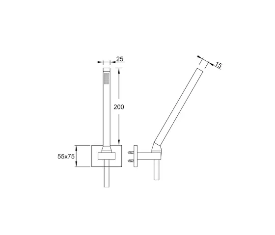 Steinberg - 135 1650 Hand shower set