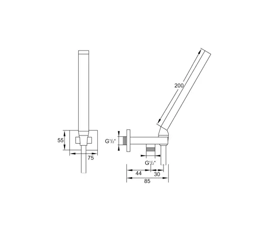 Steinberg - 135 1670 Hand shower set