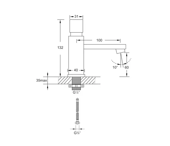 Steinberg - 160 2500 Pillar tap
