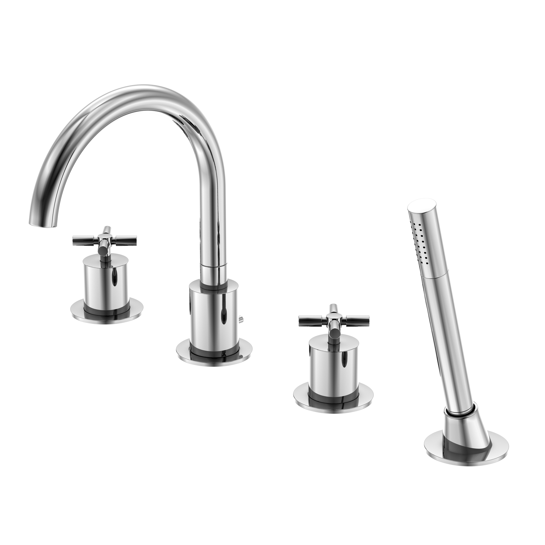 Display product 250 2400 4-hole deck mounted bath mixer from manufacturer Steinberg
