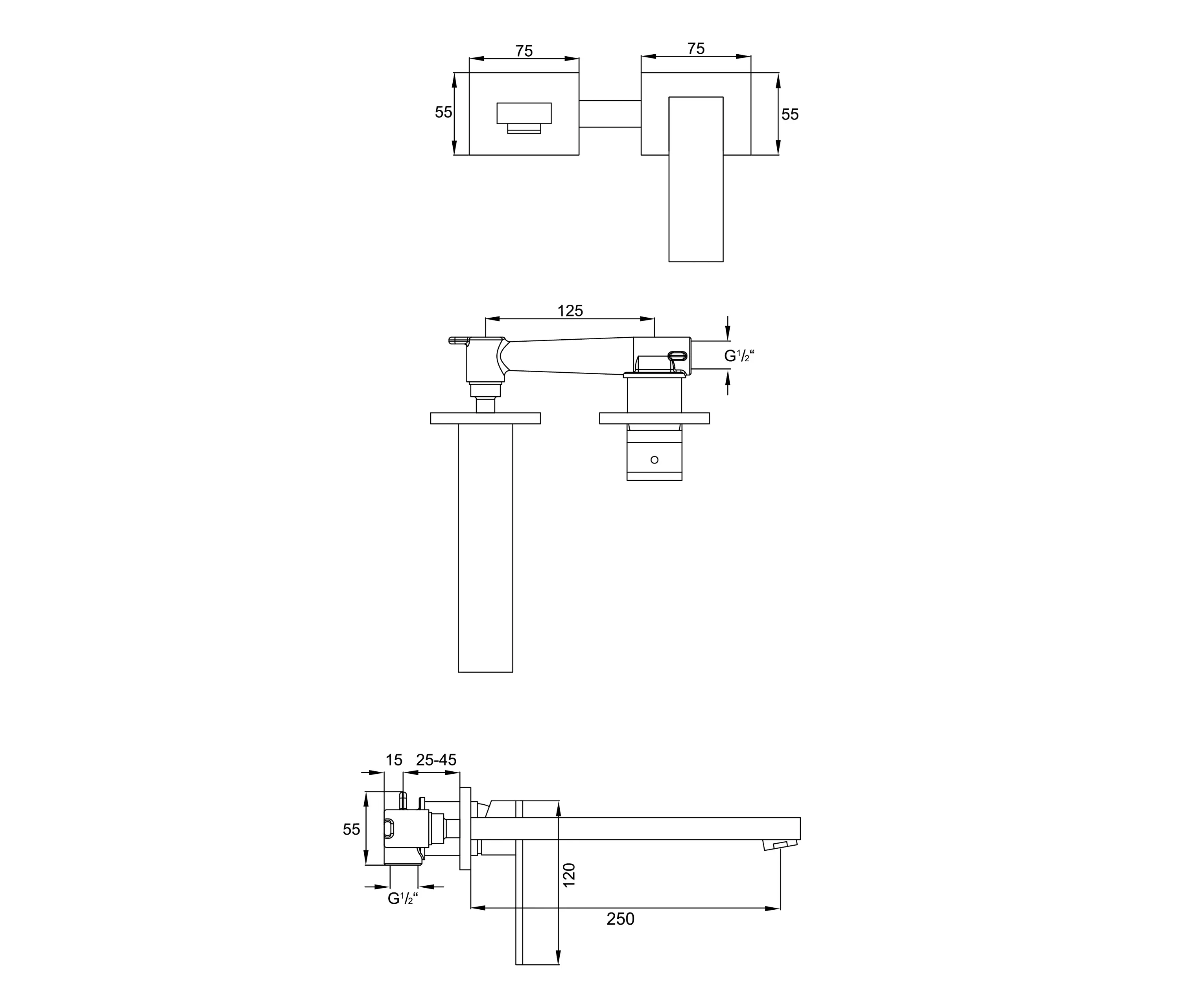 Steinberg - 160 1820 Single lever basin mixer