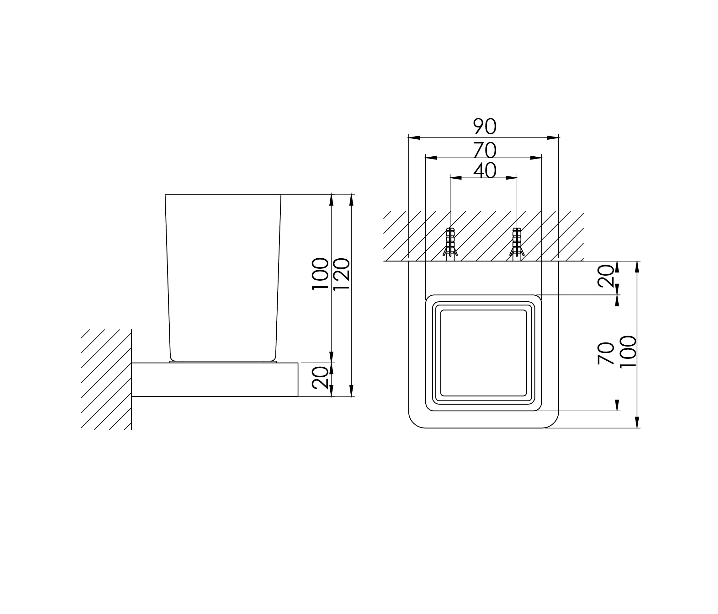 Steinberg - 420 2001 Tumble holder with glass