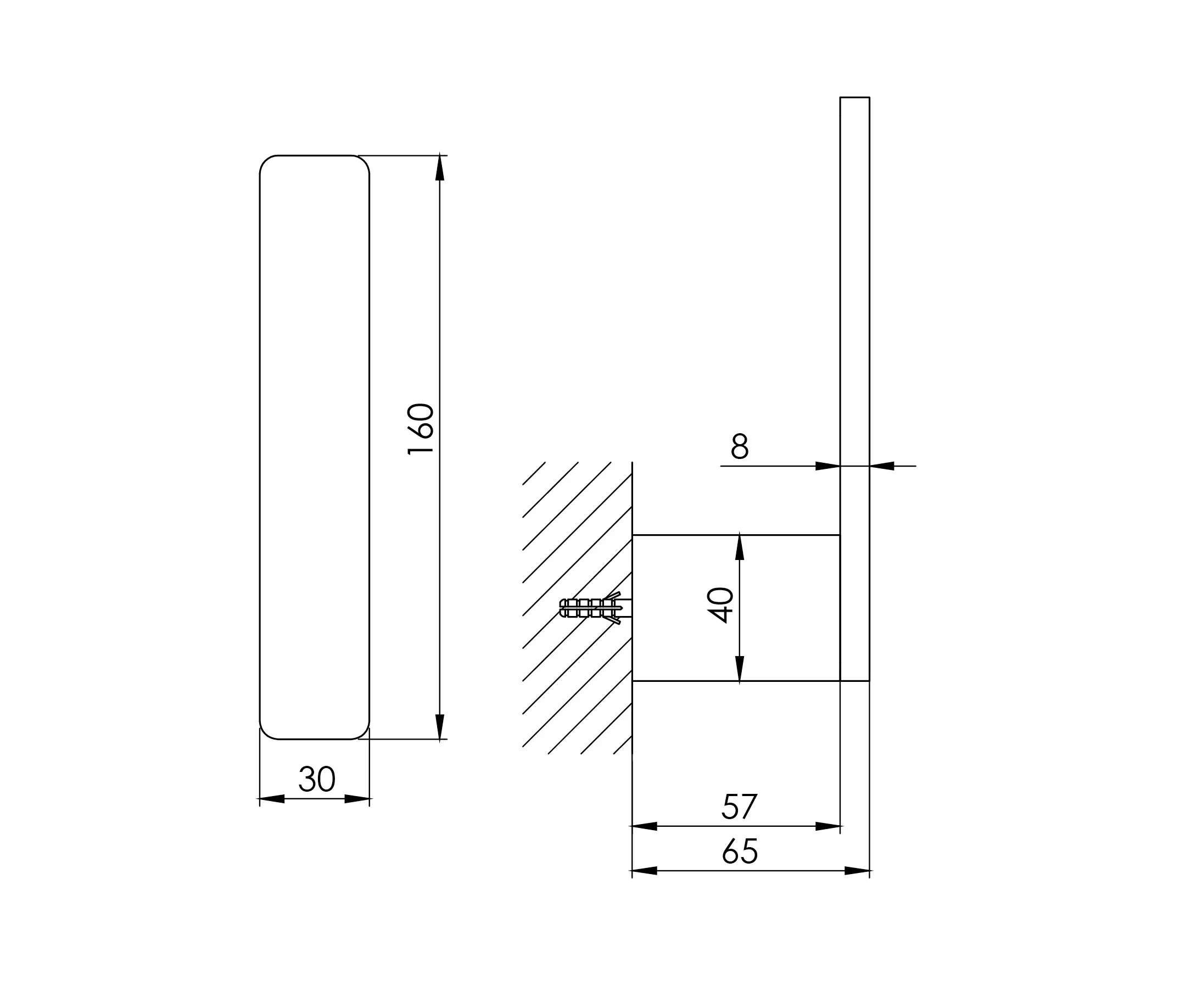 Steinberg - 420 2850 Spare toilet roll holder
