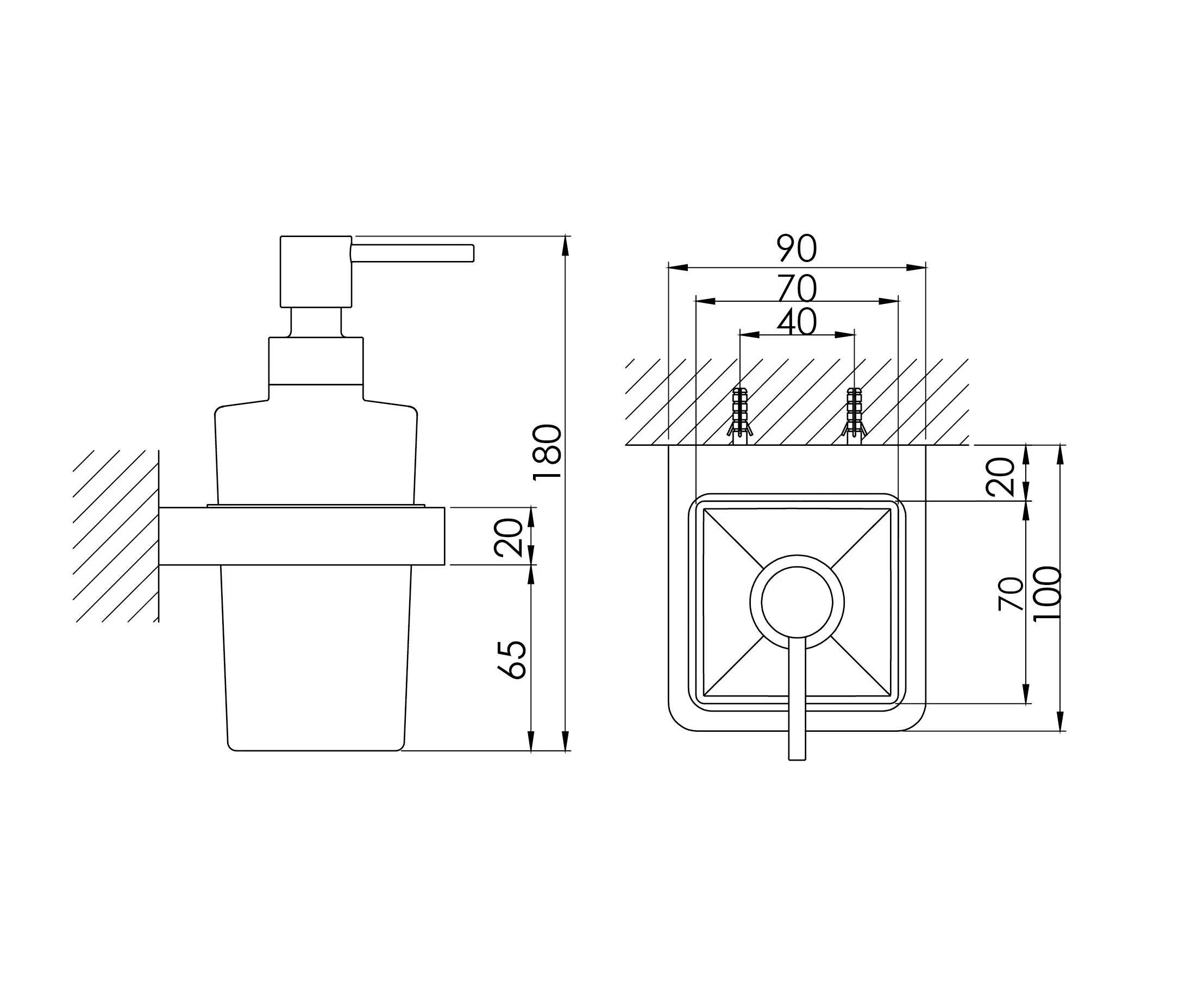 Steinberg - 420 8002 Soap dispenser