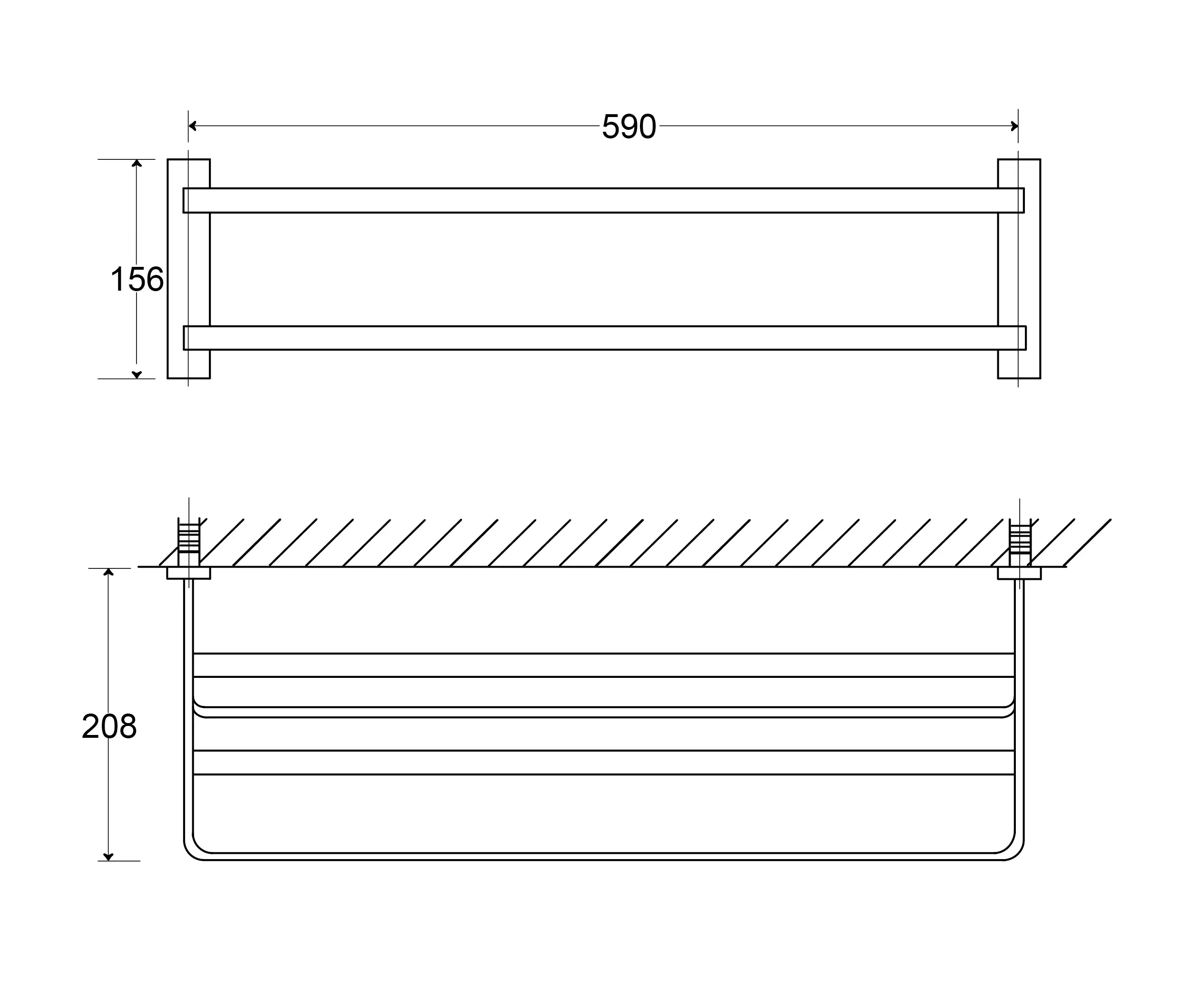 Steinberg - 450 2750 Towel rack