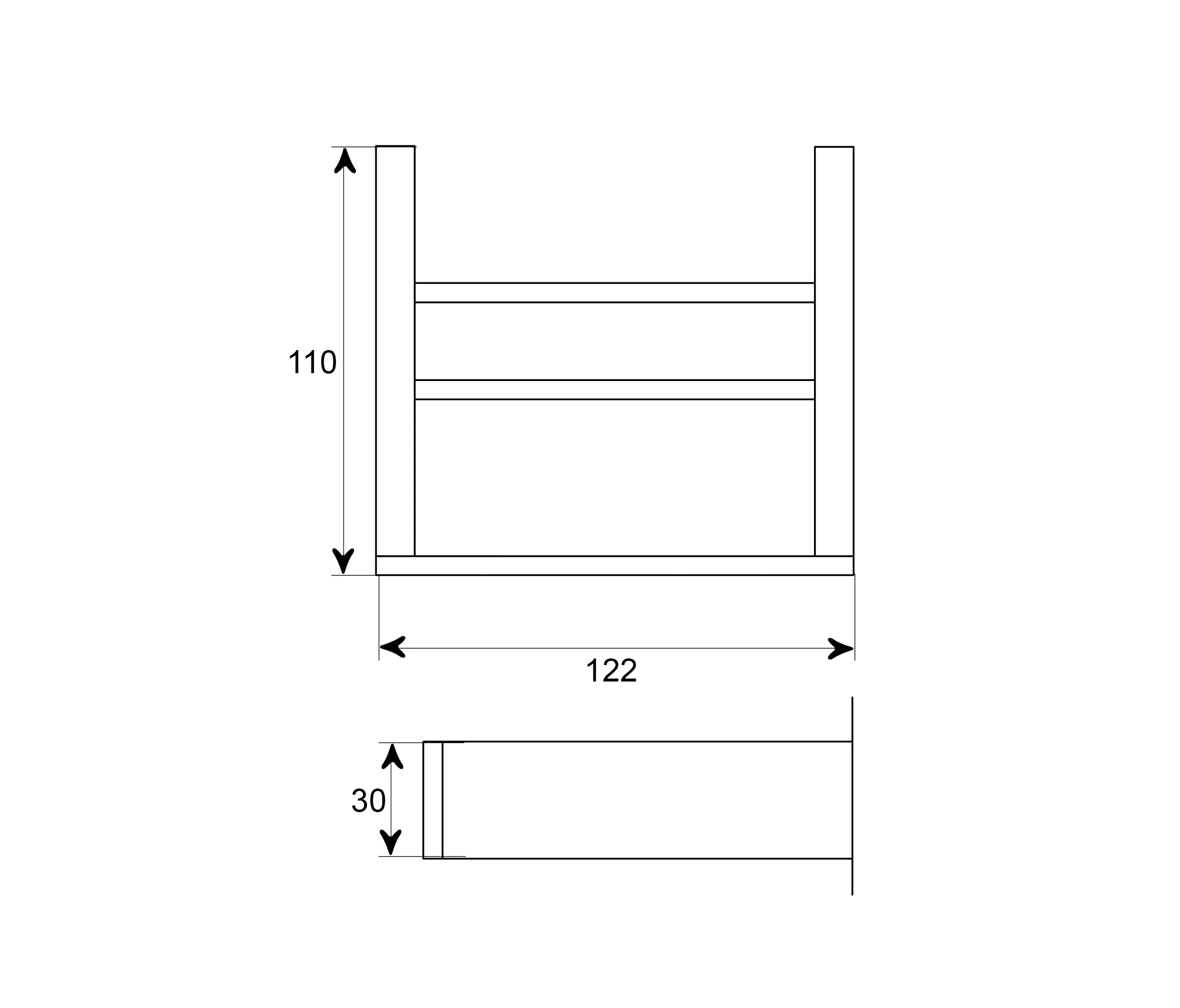 Steinberg - 460 2201 Soap holder with glass