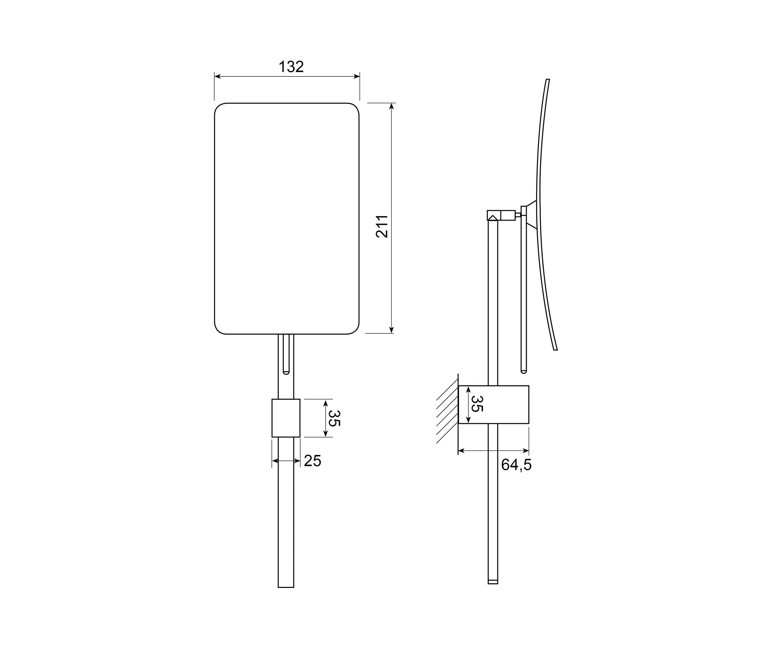 Steinberg - 460 9200 Makeup mirror