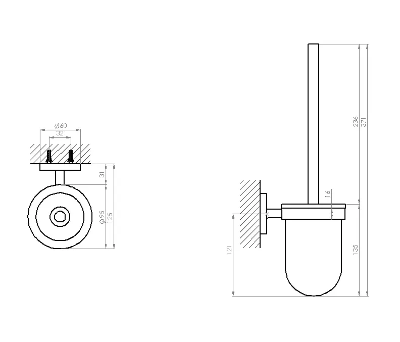 Steinberg - 650 2911 WC brush set