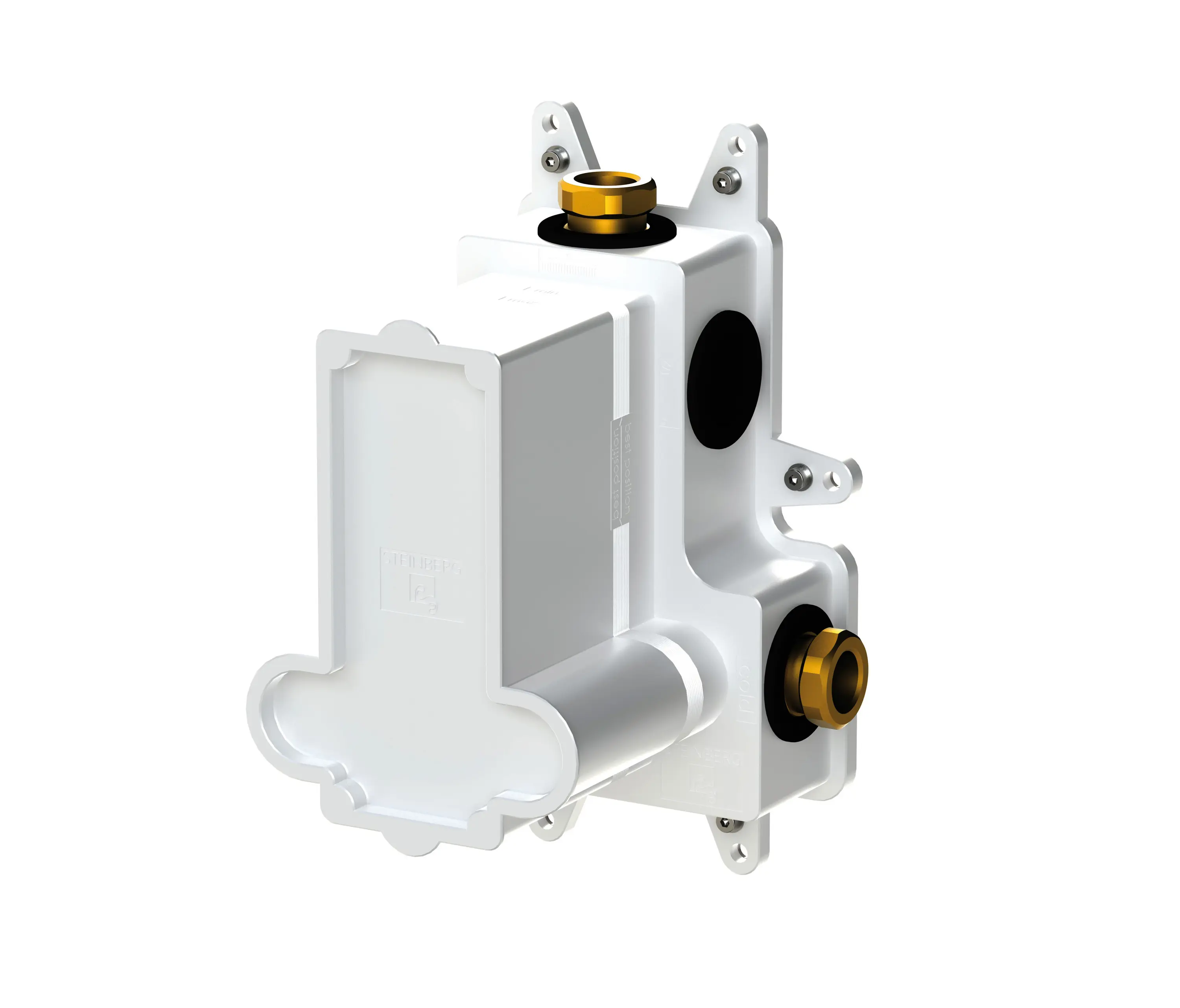 Steinberg - 010 4110 Unterputz Einbaukörper 1/2″ Universell für alle Unterputzthermostate mit Temperatur- und Mengenregulierung