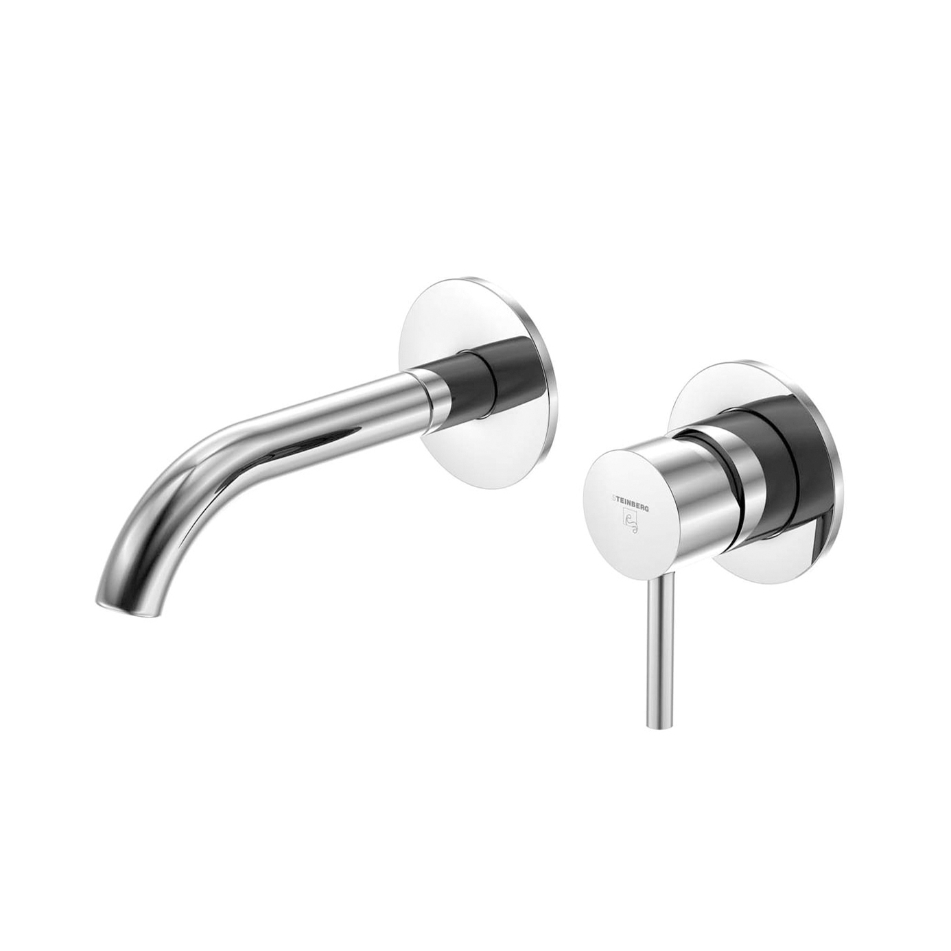 Display product 100 1804 3 Wall mounted single lever basin mixer (Finish set) from manufacturer Steinberg