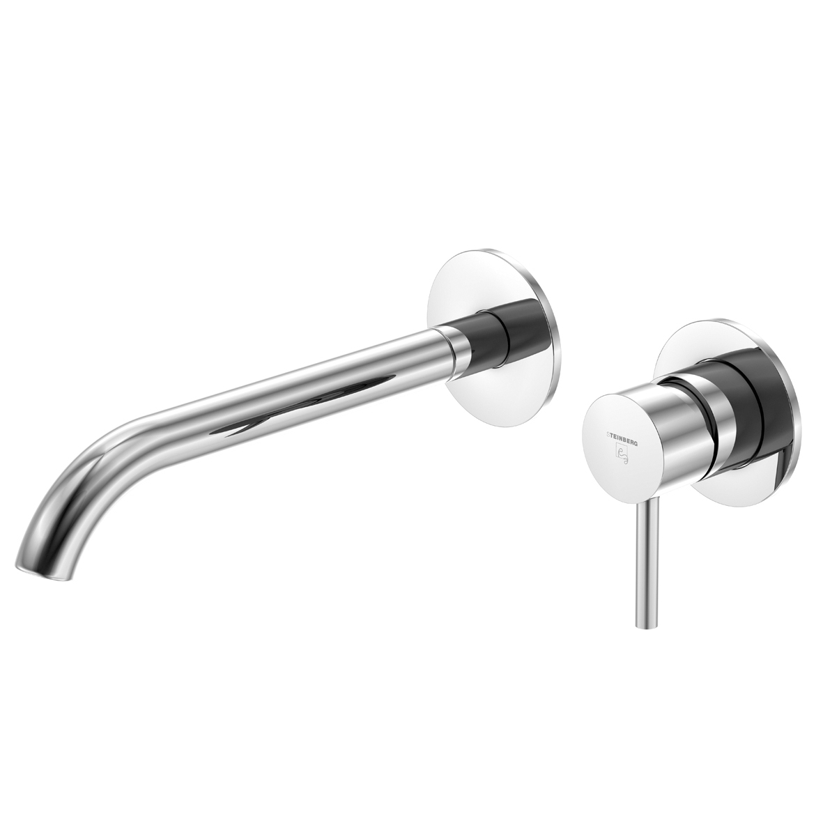 Display product 100 1824 3 Wall mounted single lever basin mixer (Finish set) from manufacturer Steinberg