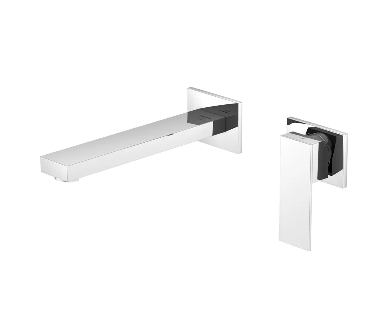 Steinberg - 160 1814 3 Wall mounted single lever basin mixer (Finish set)