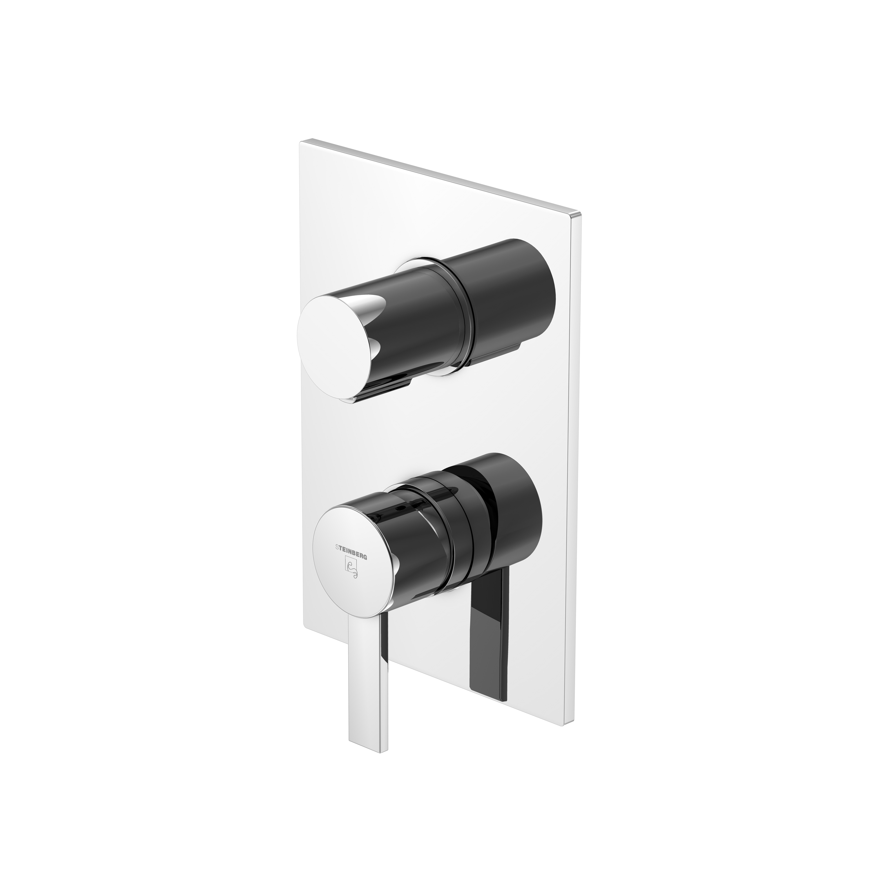 Display product 120 2202 1 Finish set for single lever shower mixer with integrated 3-way diverter from manufacturer Steinberg