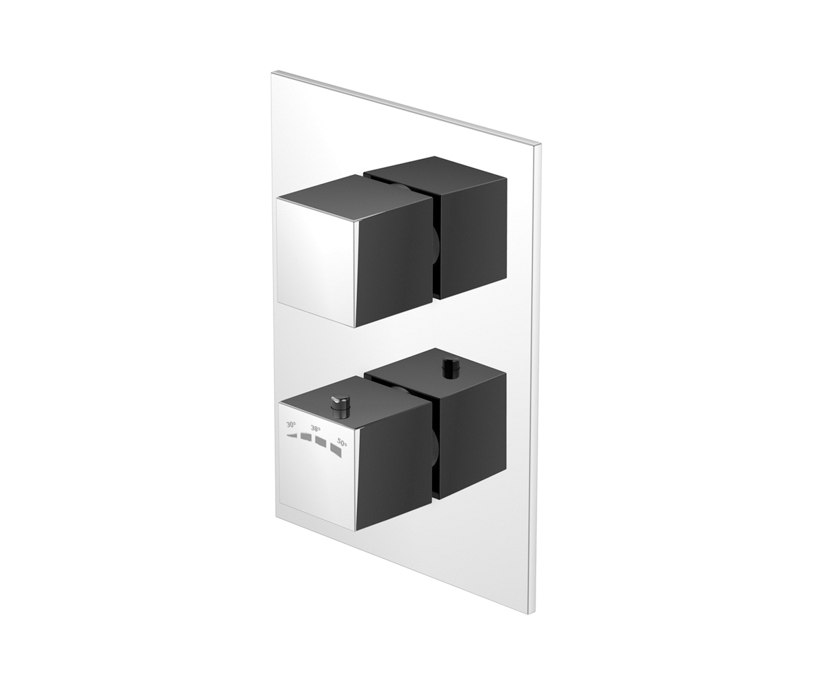 Display product 160 4133 Finish set for concealed thermostatic mixer with 2 way diverter from manufacturer Steinberg