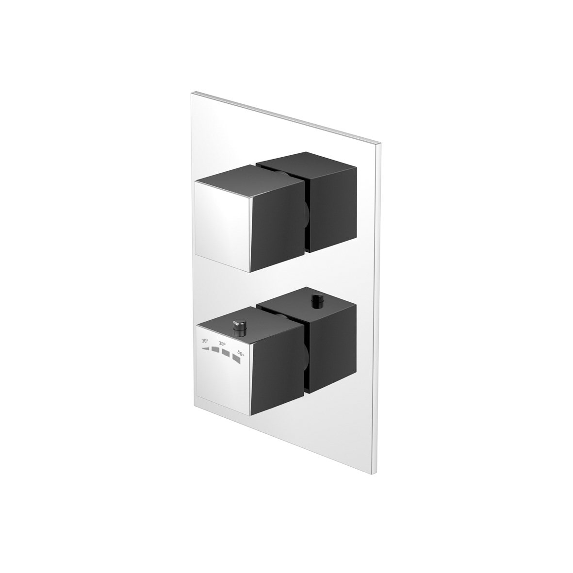 Display product 160 4133 Finish set for concealed thermostatic mixer with 2 way diverter from manufacturer Steinberg
