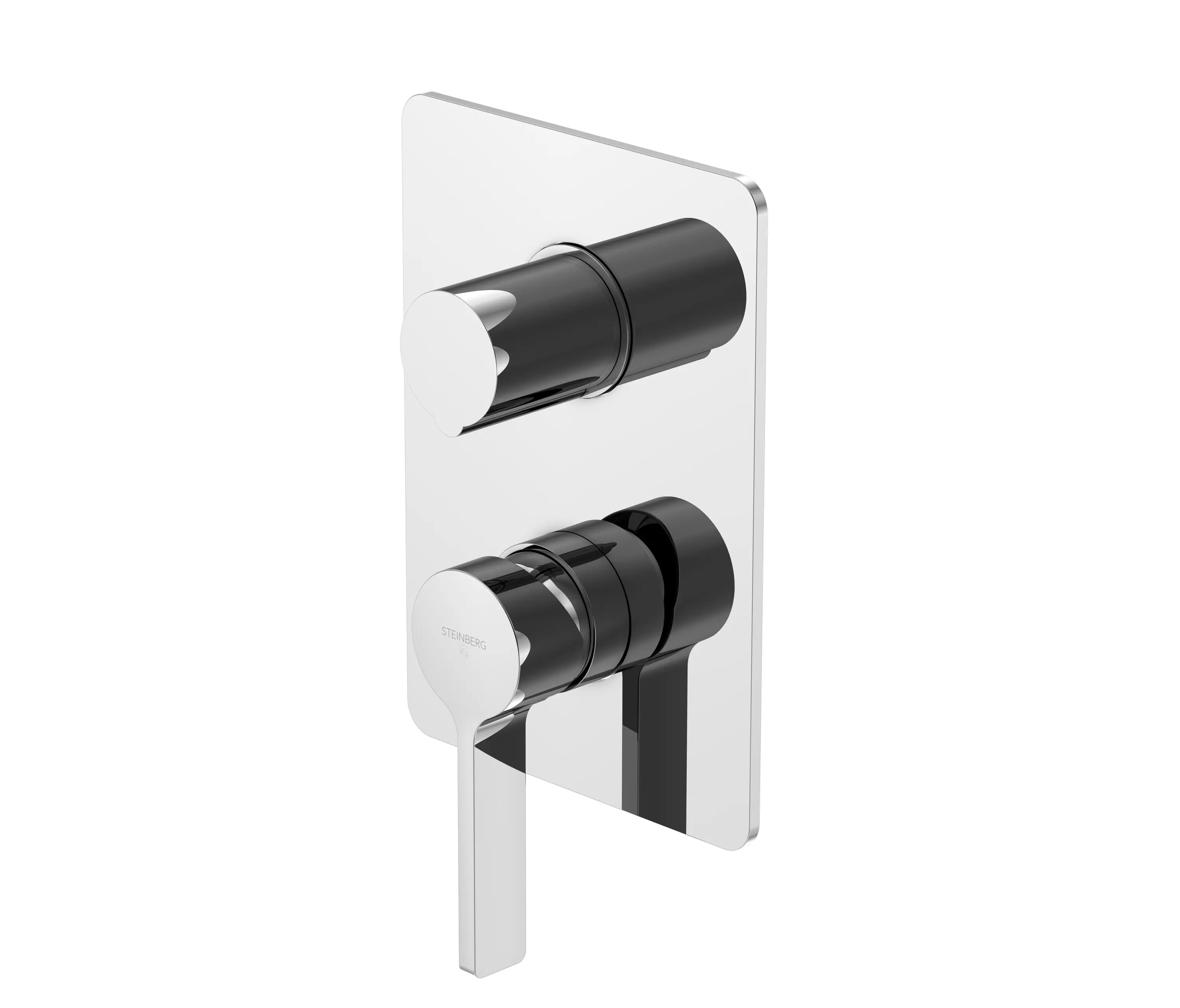 Steinberg - 230 2202 1 Finish set for single lever shower mixer with integrated 3-way diverter