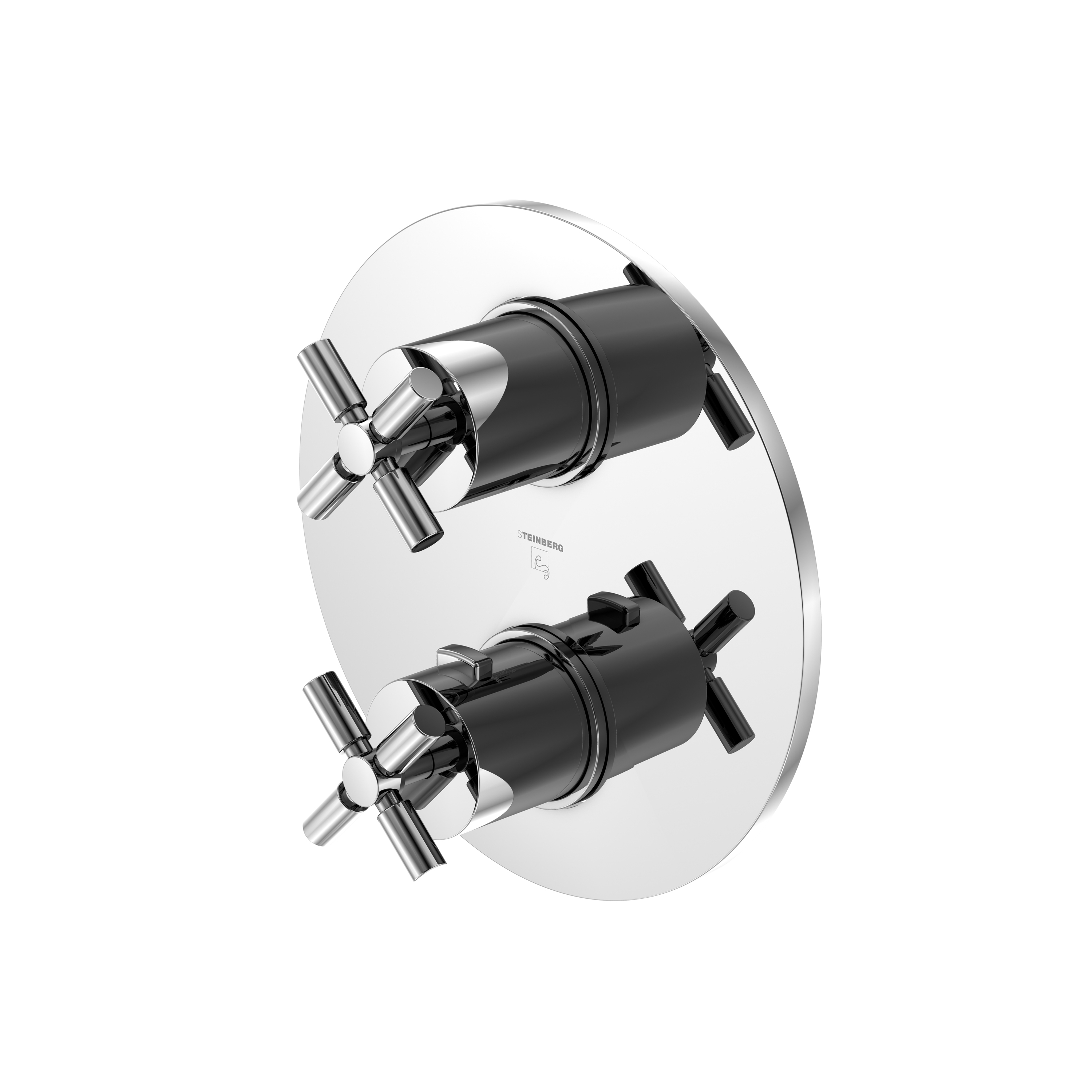 Display product 250 4133 3 Finish set for concealed thermostatic mixer with 2 way diverter from manufacturer Steinberg