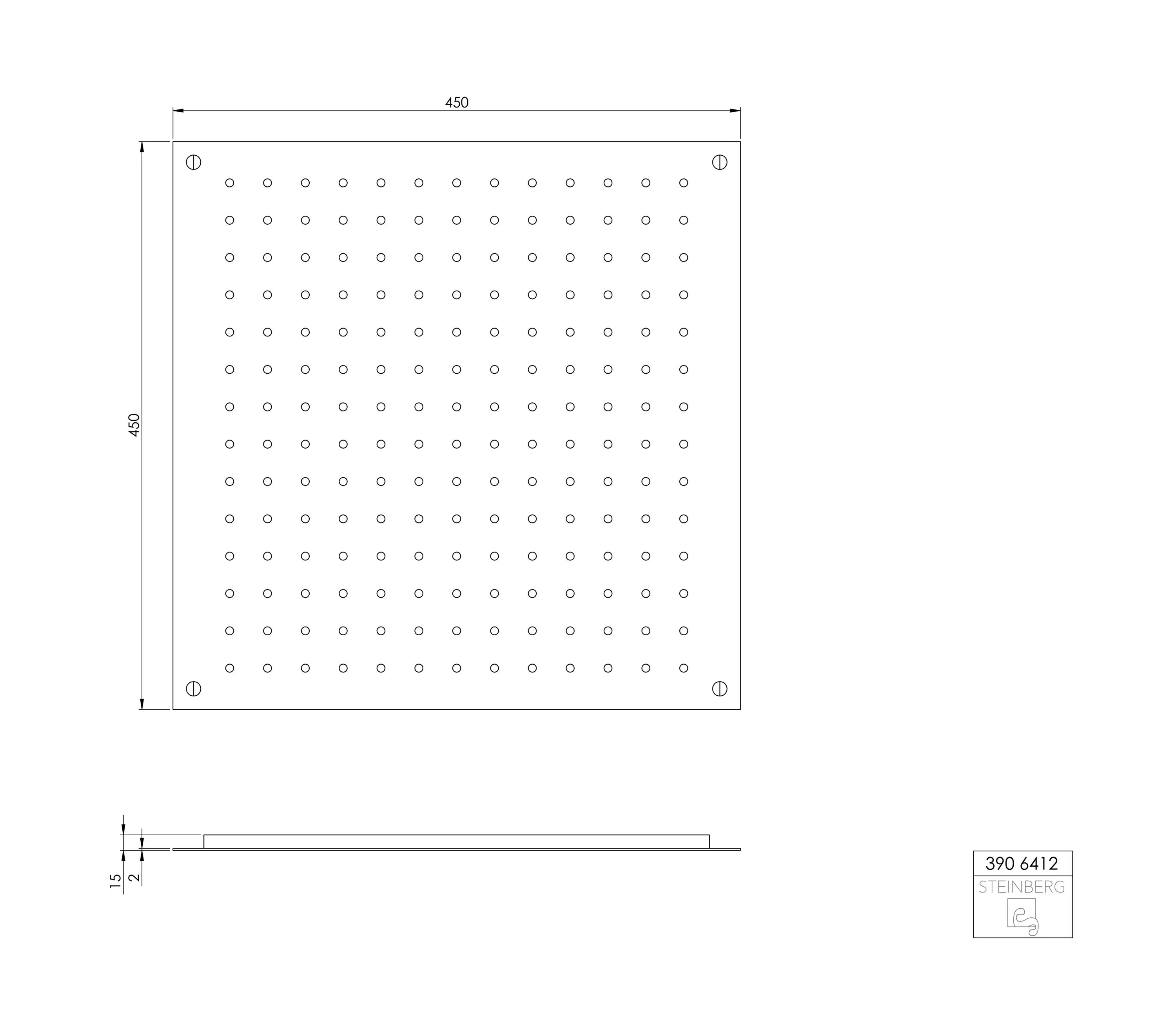 Steinberg - 390 6412 Relax Rain Regenpaneel