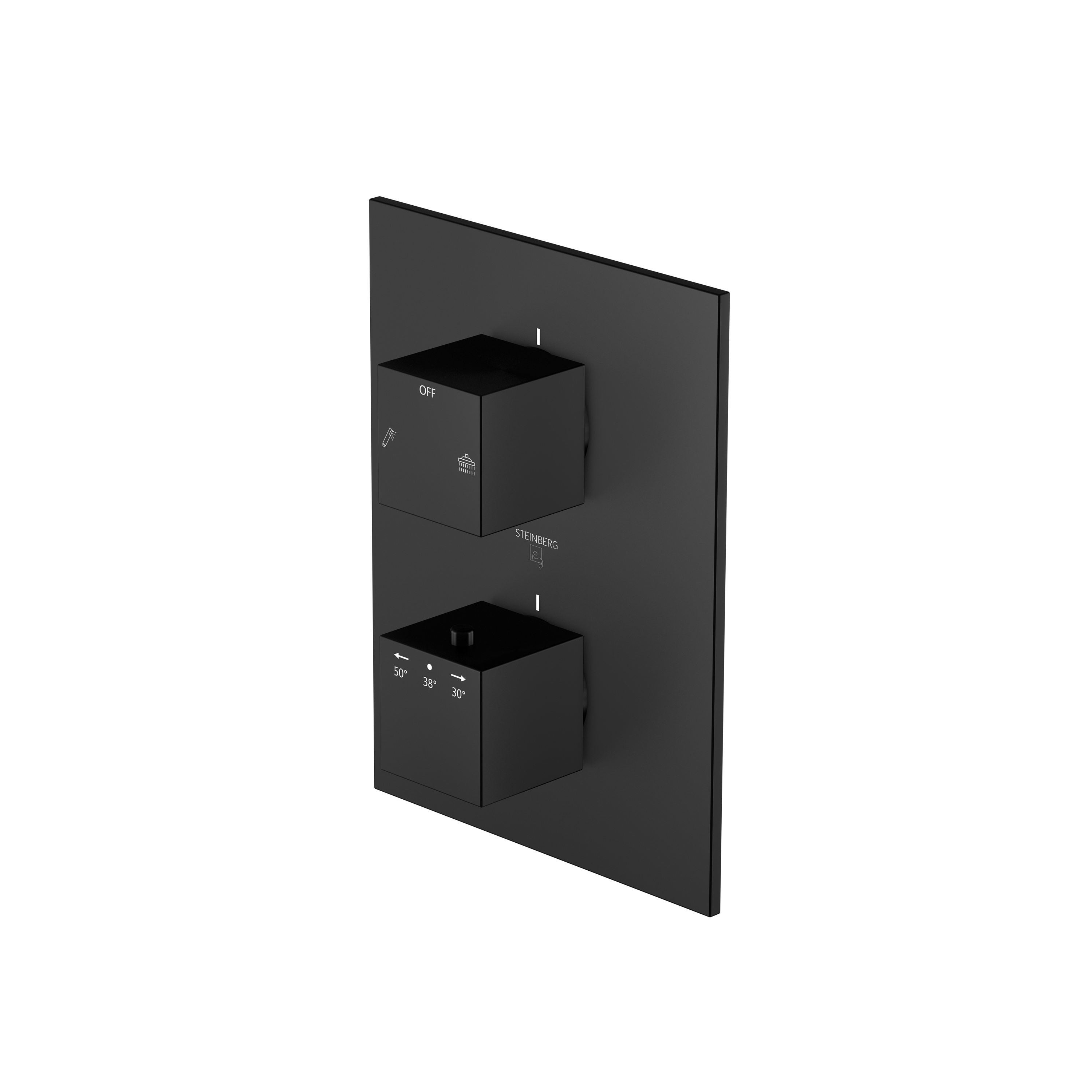 Afficher le produit 160 4133 3 S Jeu de finition pour melangeur thermostatique avec inverseur a 2 voies intégrées du fabricant Steinberg