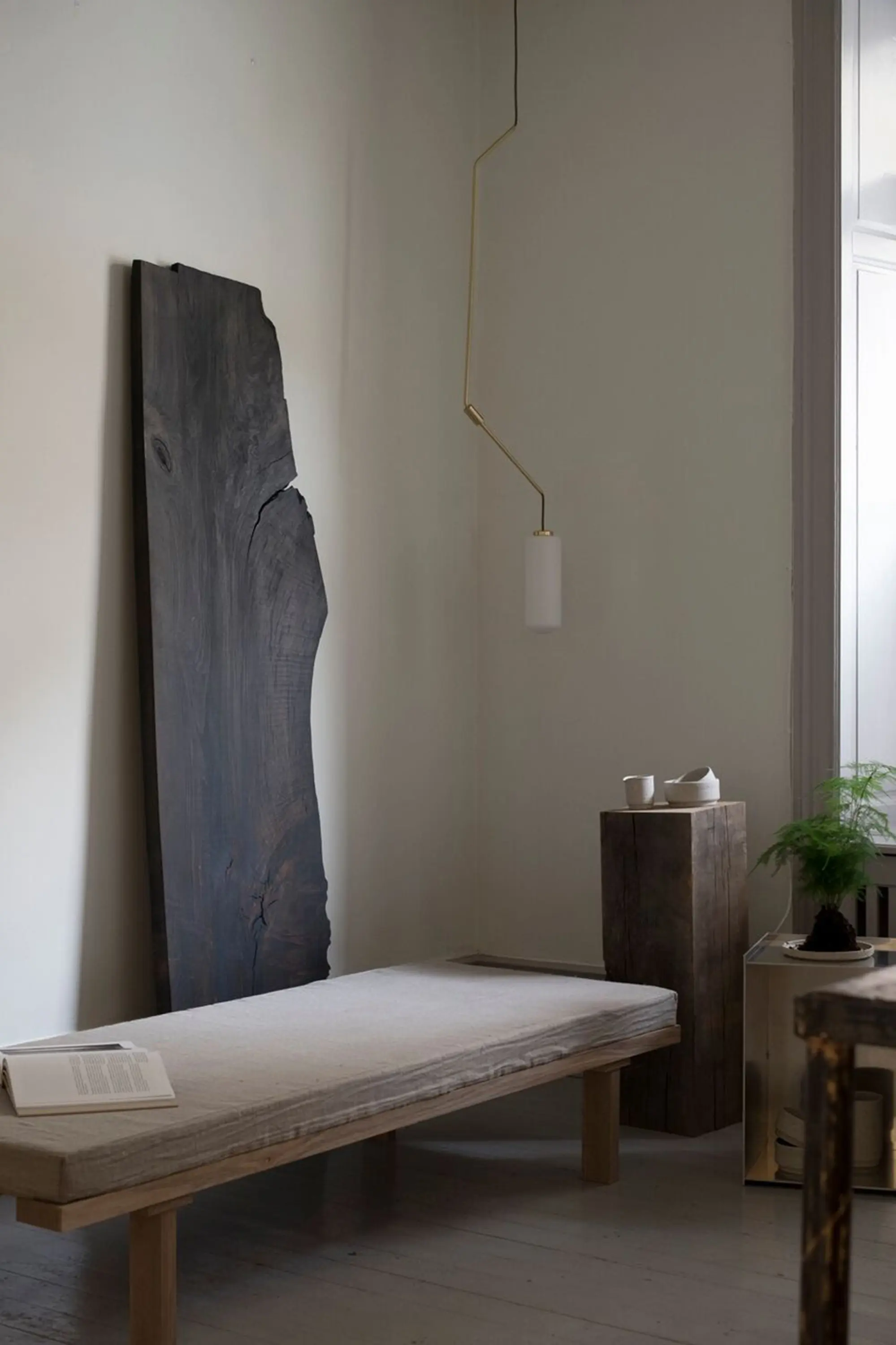 Frama - Ventus pendant brass form 2