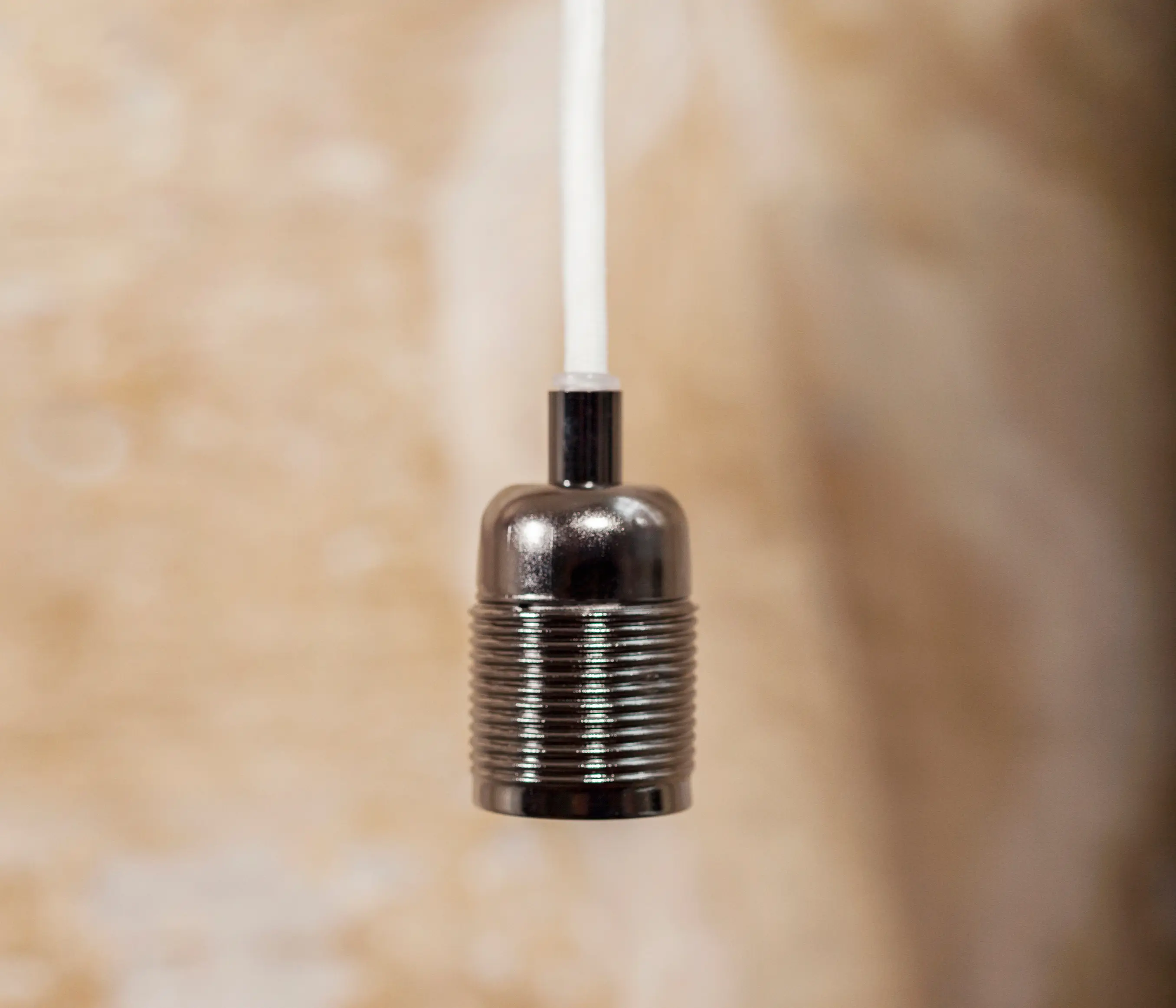 Frama - E27 pendant Black Chrome / Black Cable