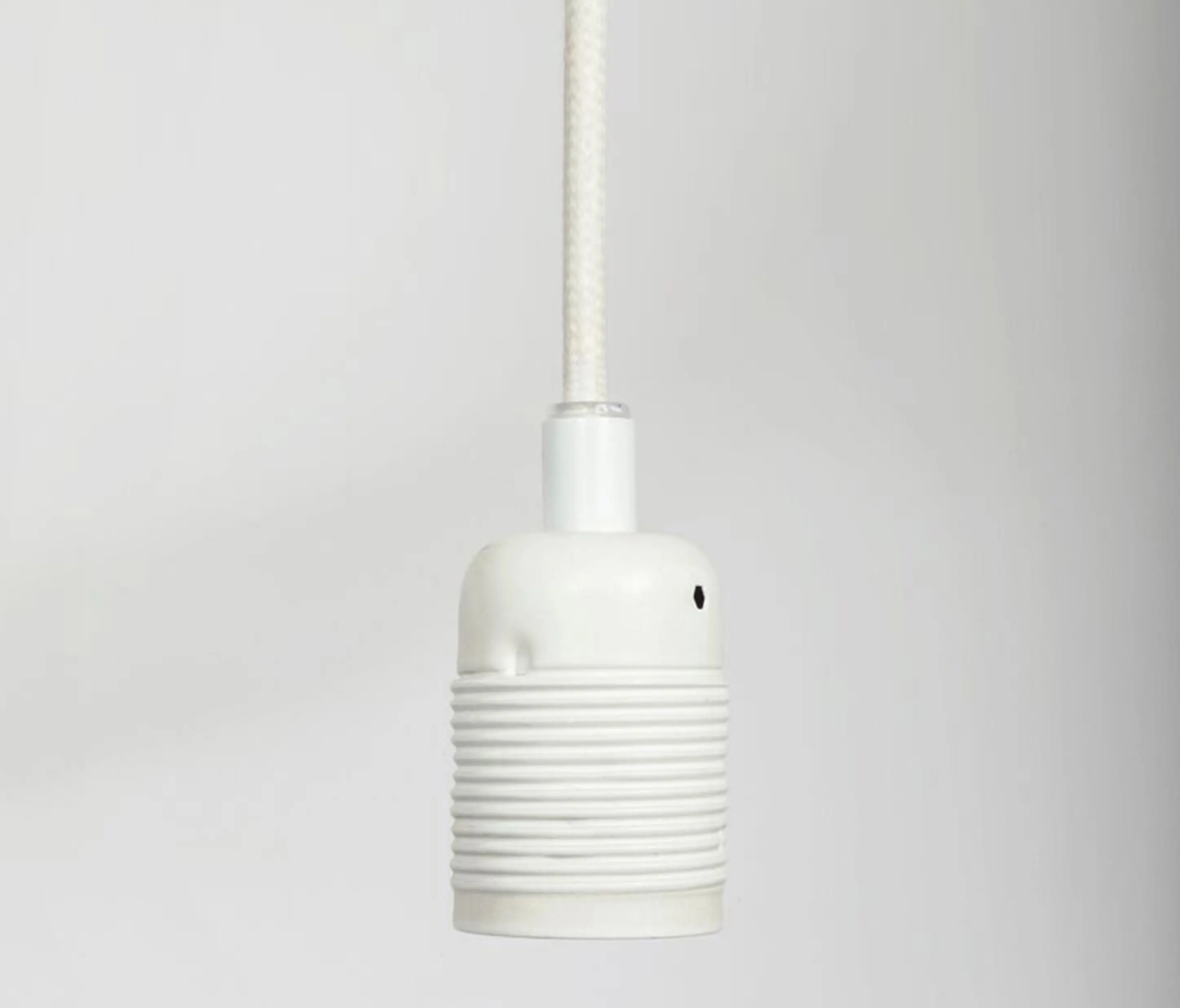 Frama - E27 pendant Matt White / White Cable
