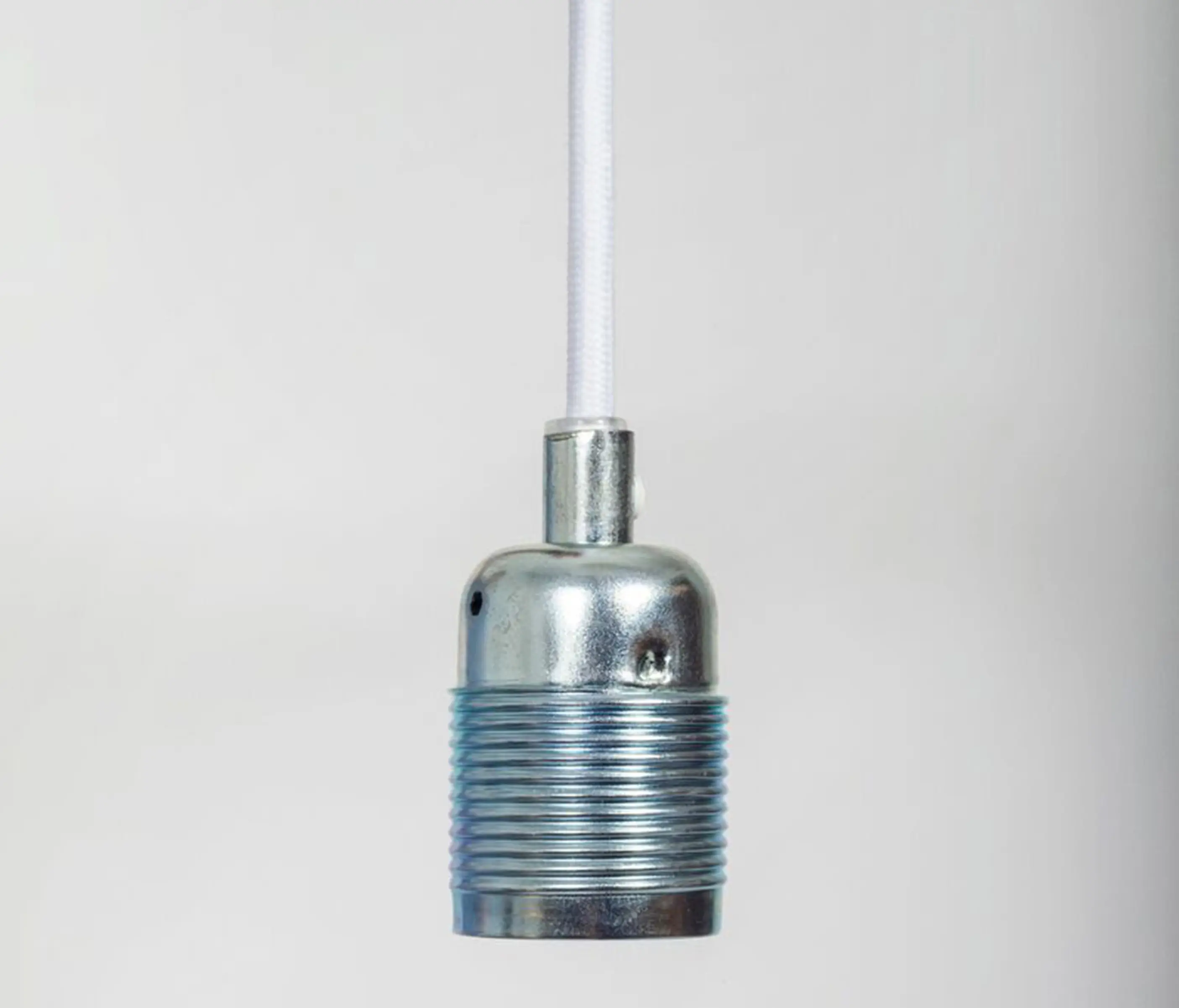 Frama - E27 pendant Steel / White Cable