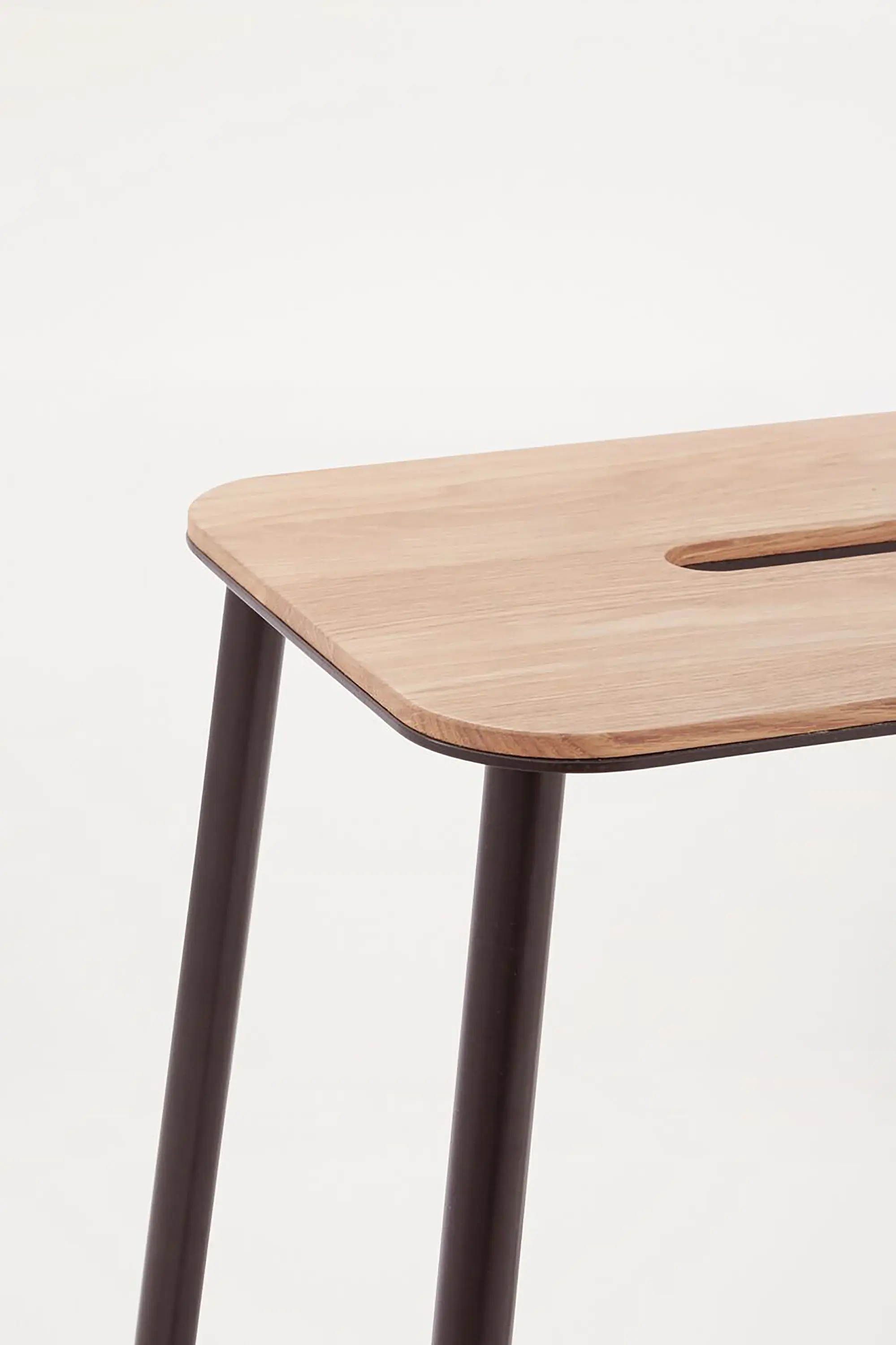 Frama - Adam stool H50 oak black