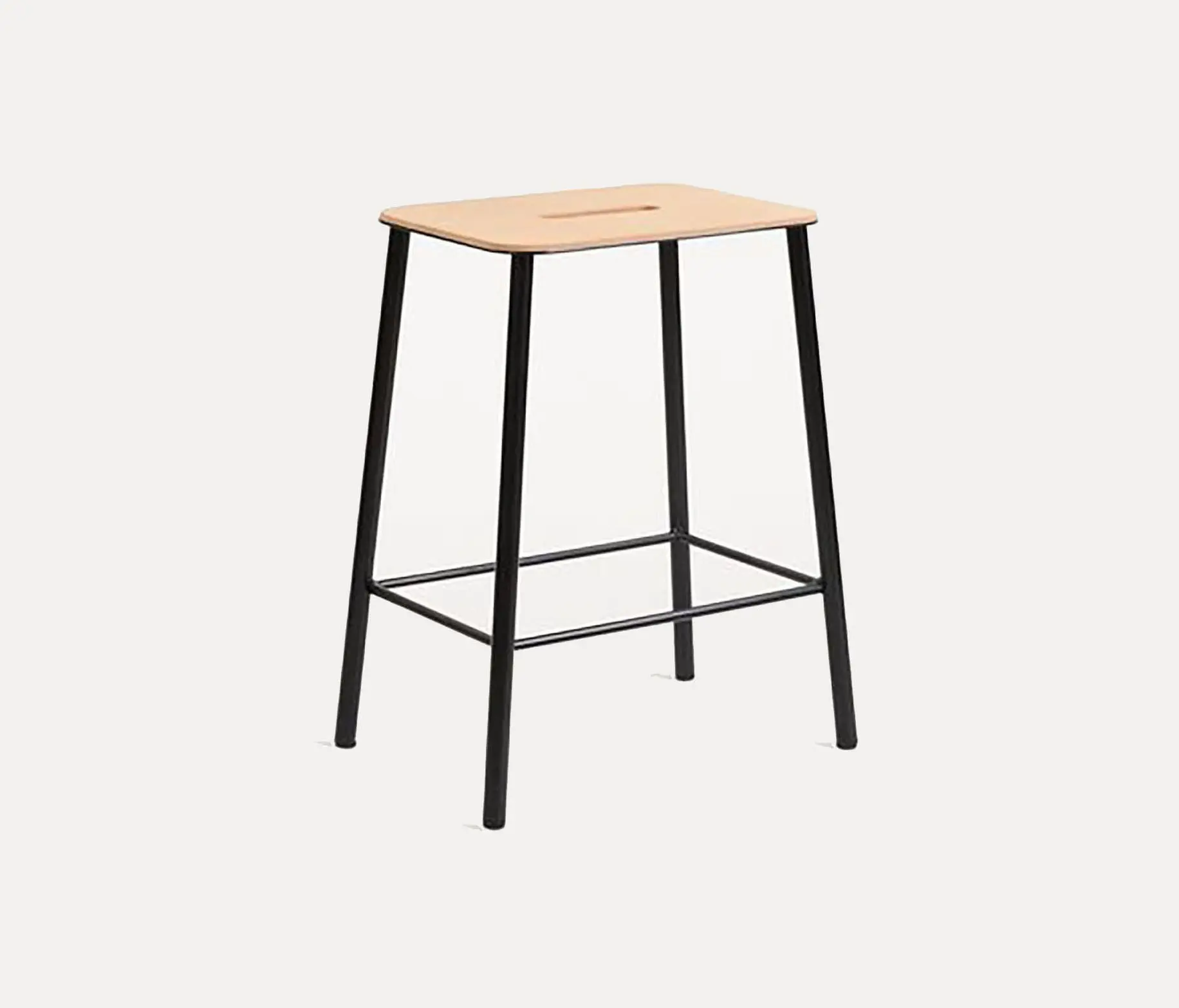 Frama - Adam stool H50 oak black