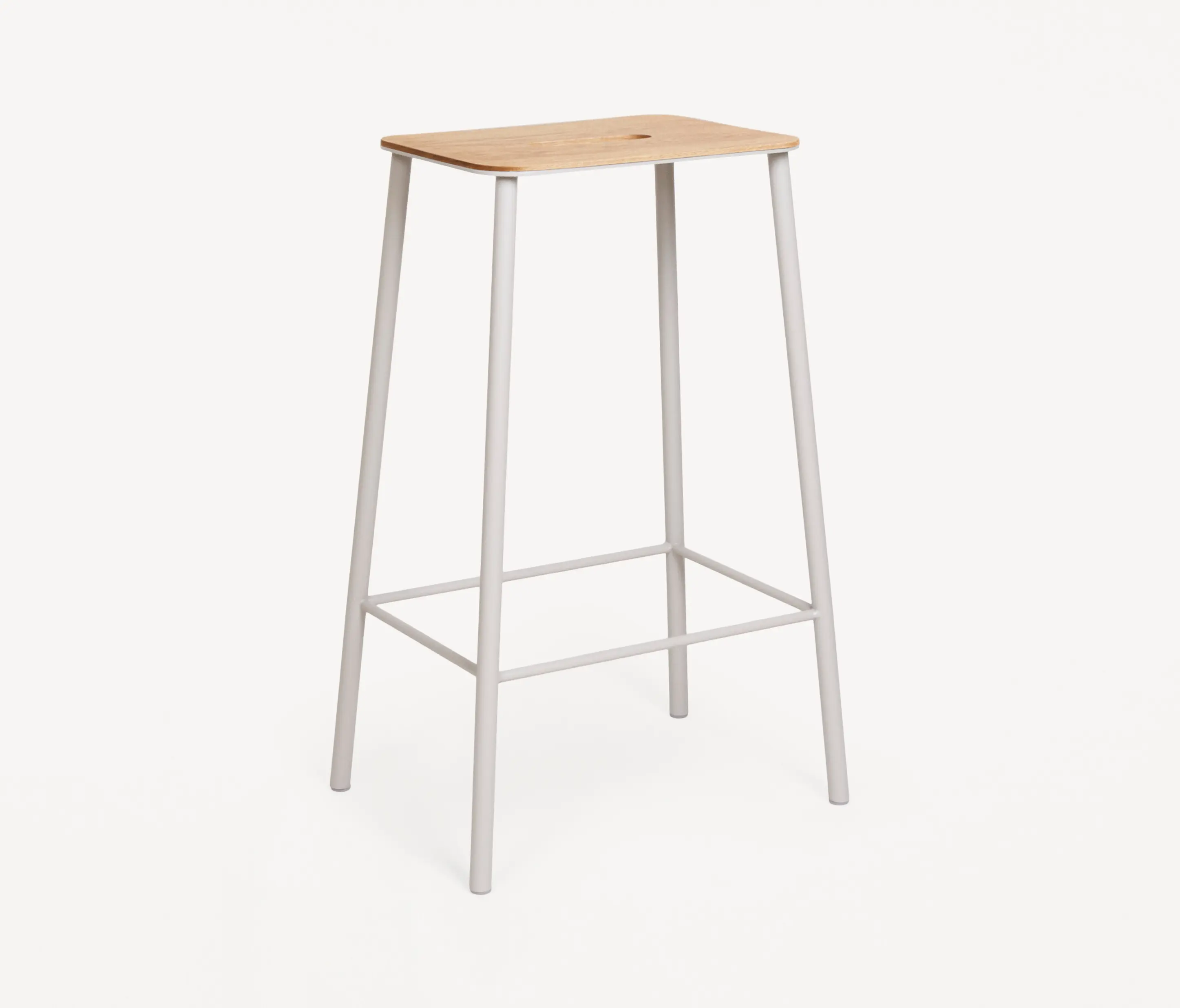 Frama - Adam Stool | Oak | Grey H65 | contract only