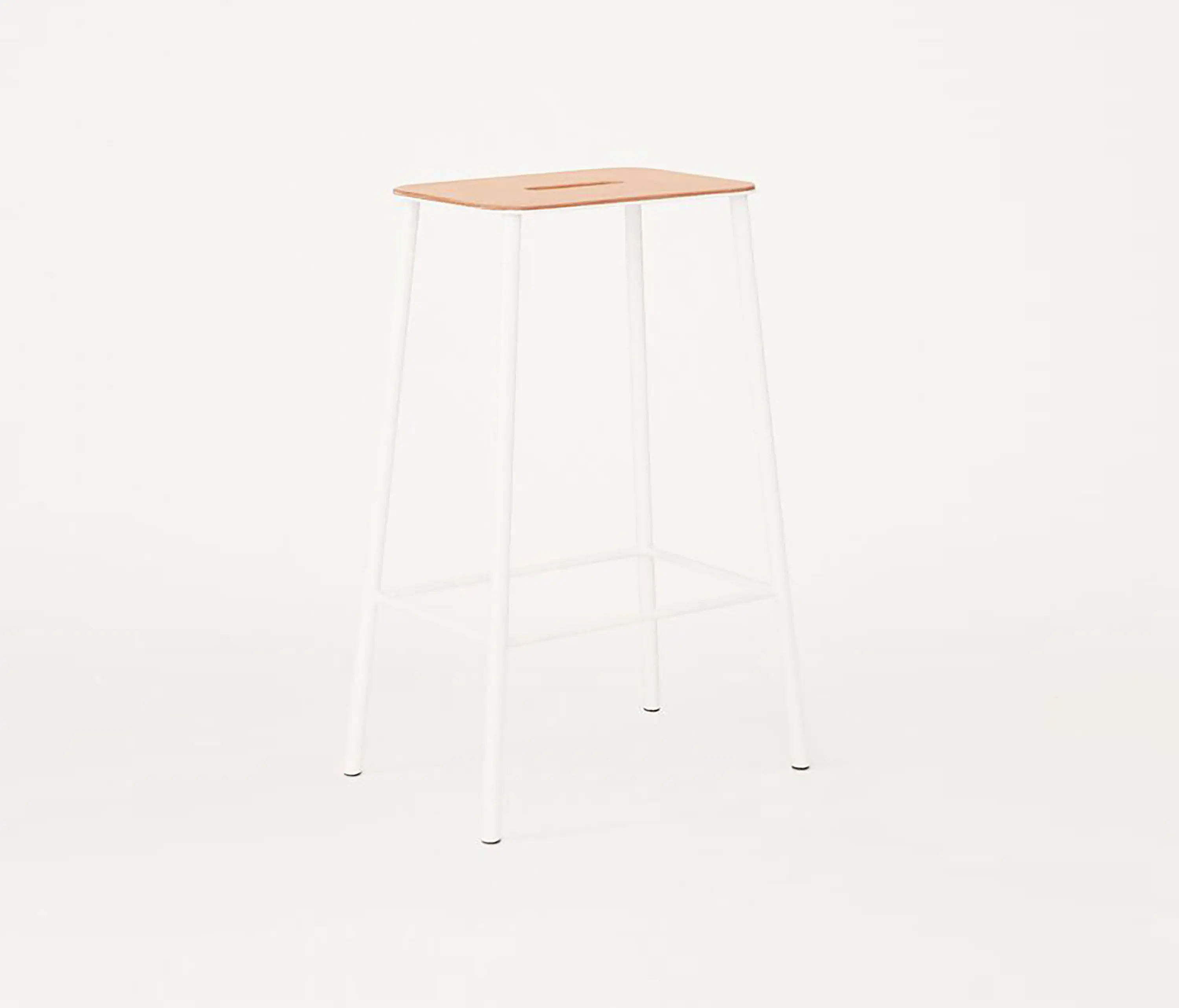 Frama - Adam Stool | Oak | Matt White H65 | contract only